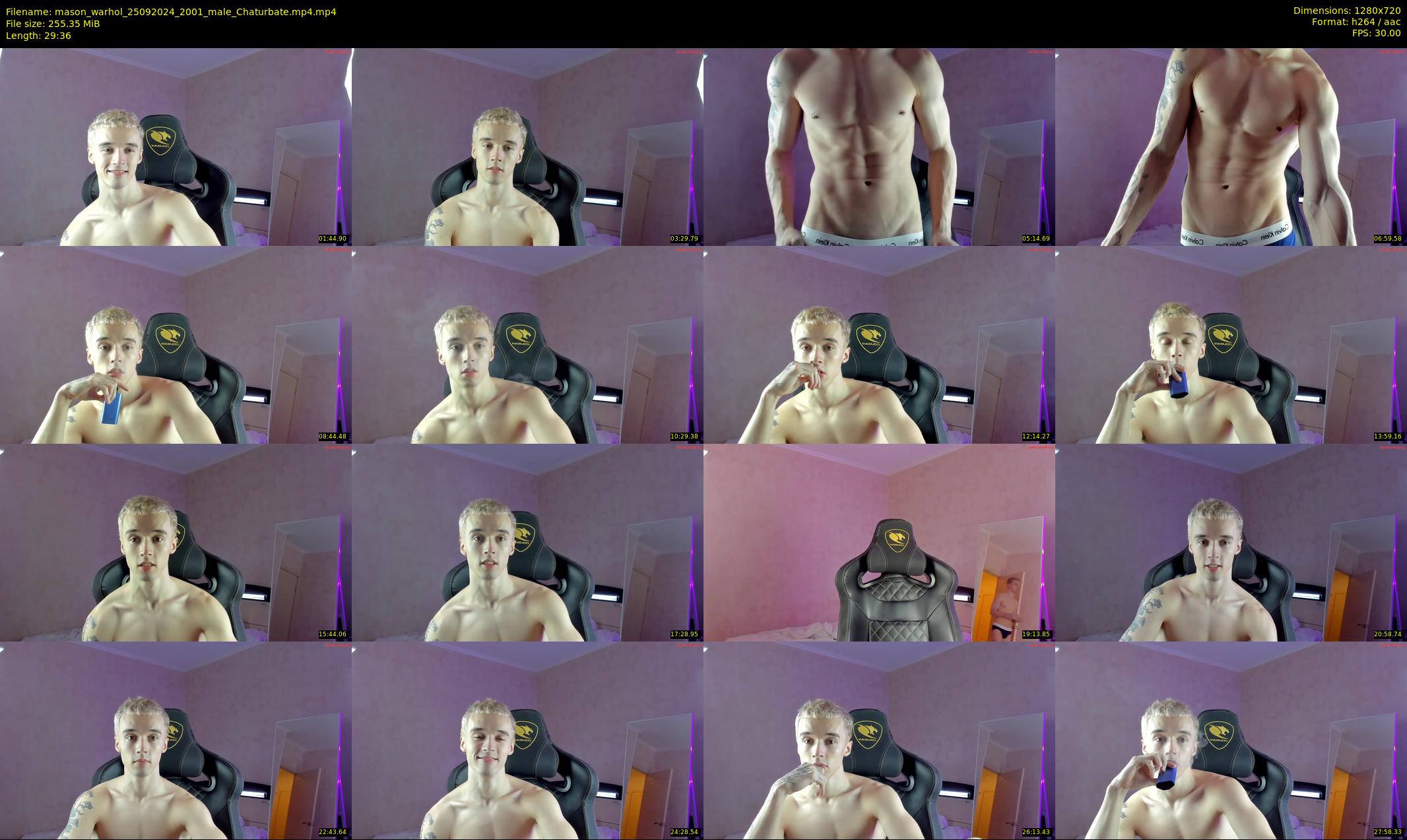 mason_warhol — 30 minute Chaturbate male cam show recording, 720p, Sep 25, 2024