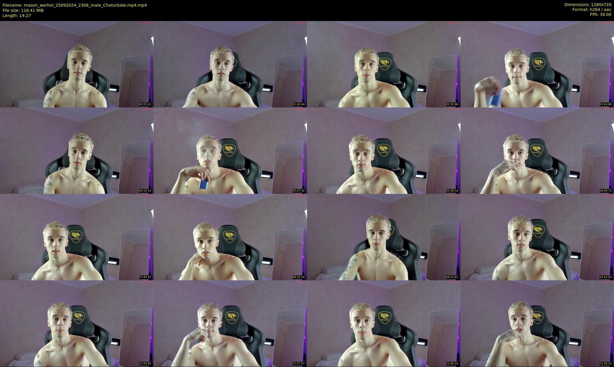 mason_warhol — 15 minute Chaturbate male cam show recording, 720p, Sep 25, 2024
