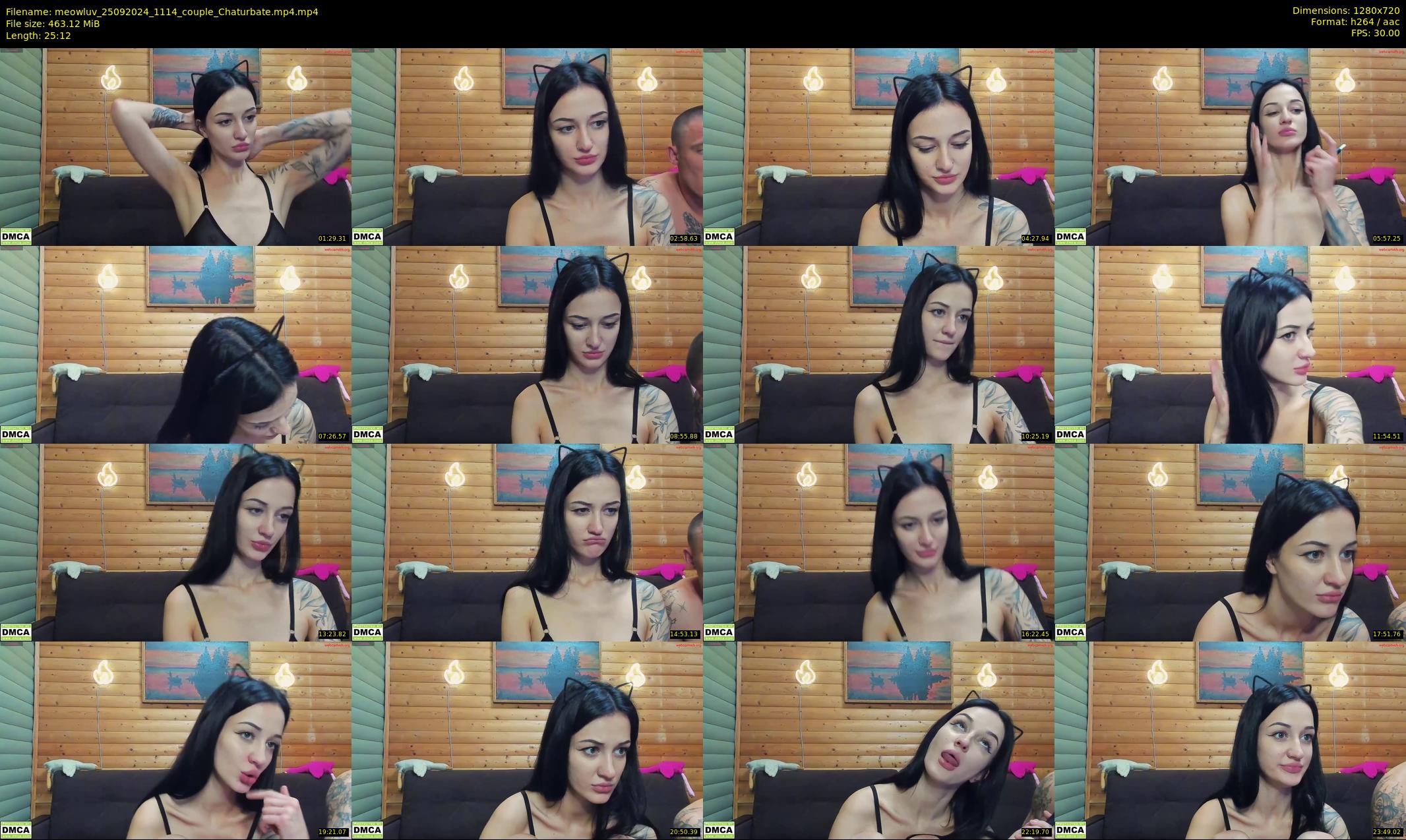 meowluv — 26 minute Chaturbate couple cam show recording, 720p, Sep 25, 2024