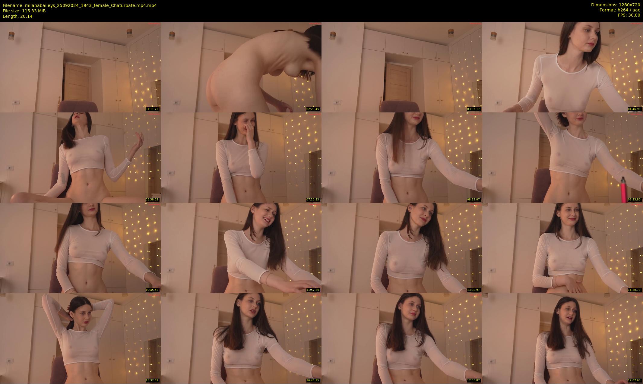 milanabaileys — 21 minute Chaturbate female cam show recording, 720p, Sep 25, 2024