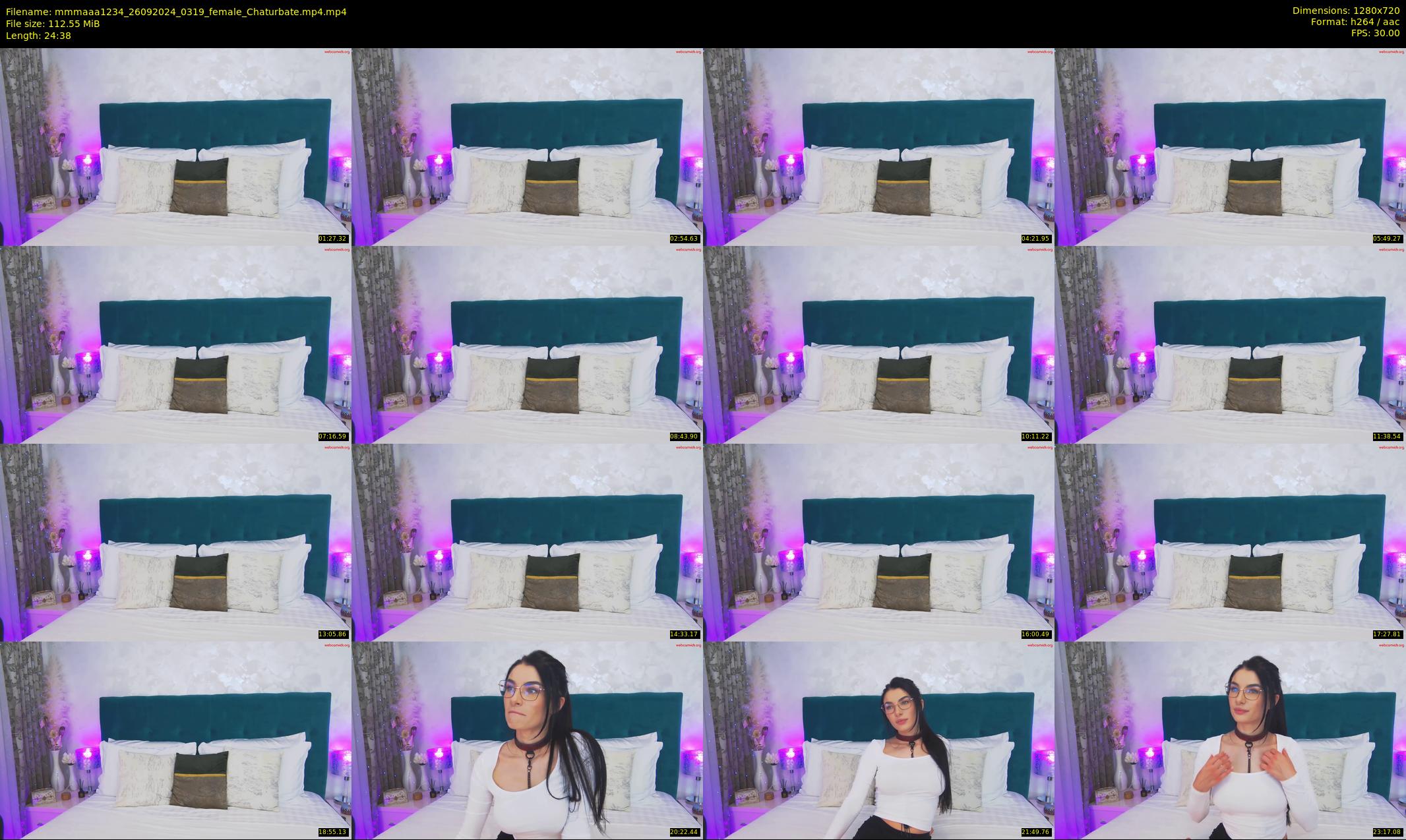 mmmaaa1234 — 25 minute Chaturbate female cam show recording, 720p, Sep 26, 2024