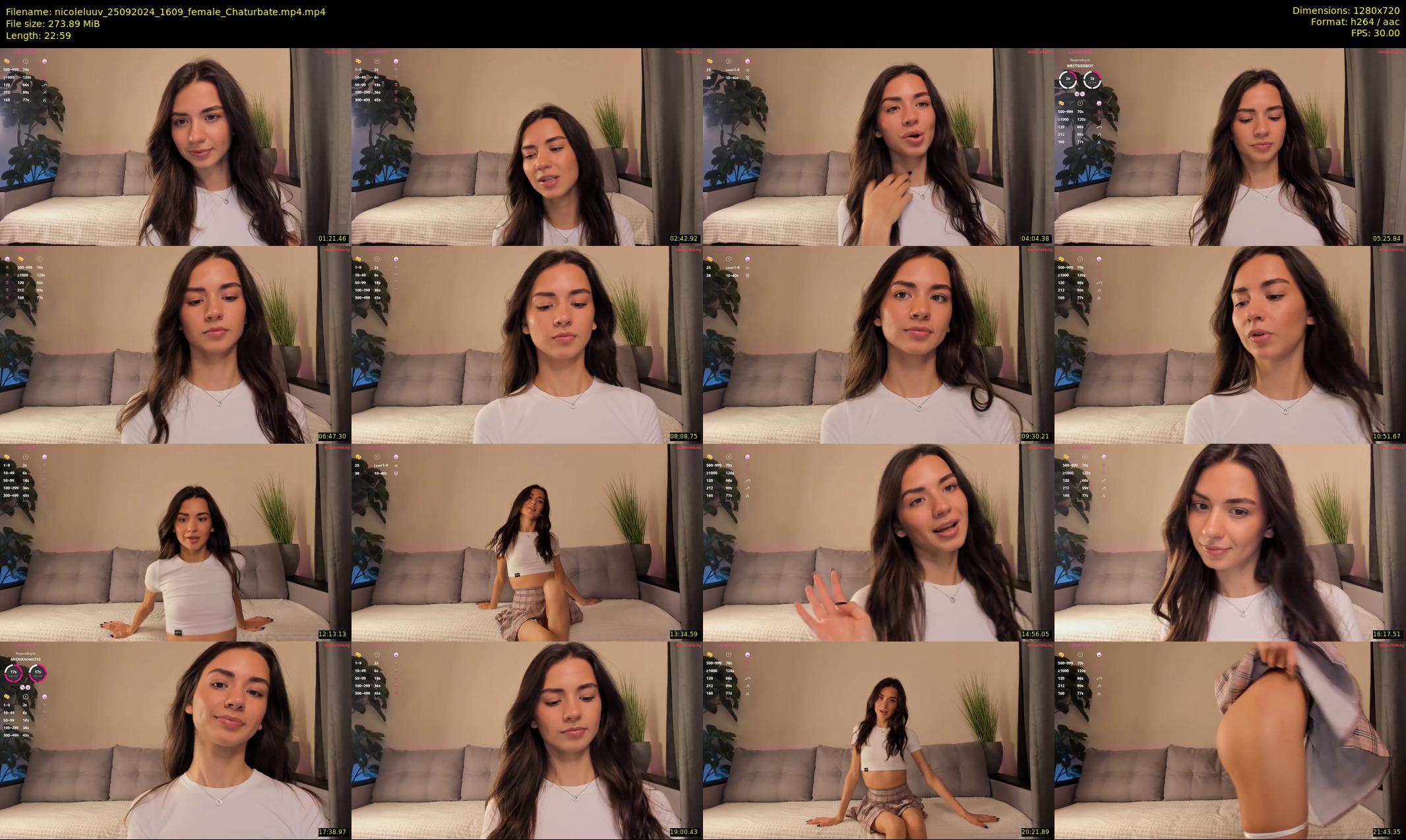 nicoleluuv — 23 minute Chaturbate female cam show recording, 720p, Sep 25, 2024