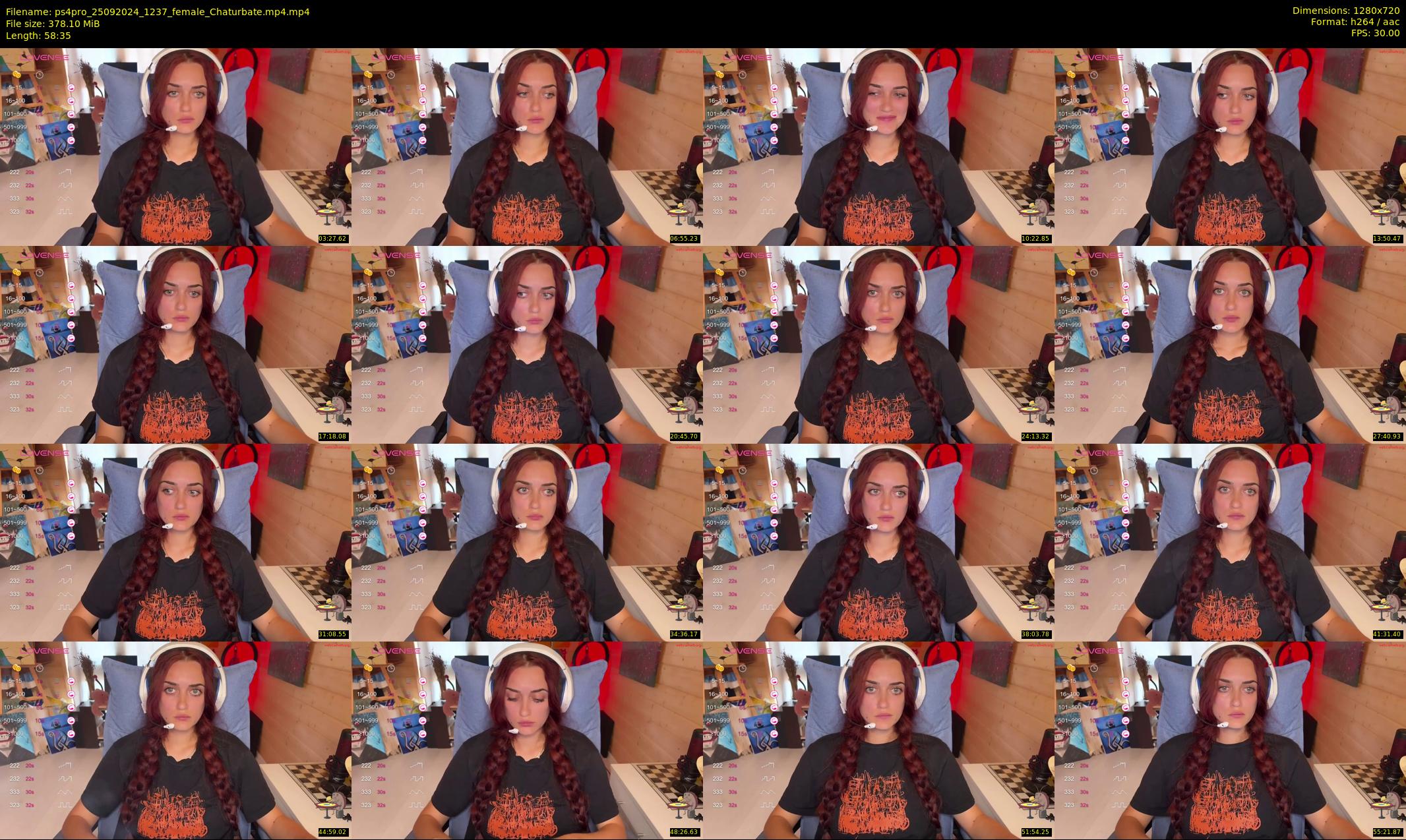 ps4pro — 59 minute Chaturbate female cam show recording, 720p, Sep 25, 2024