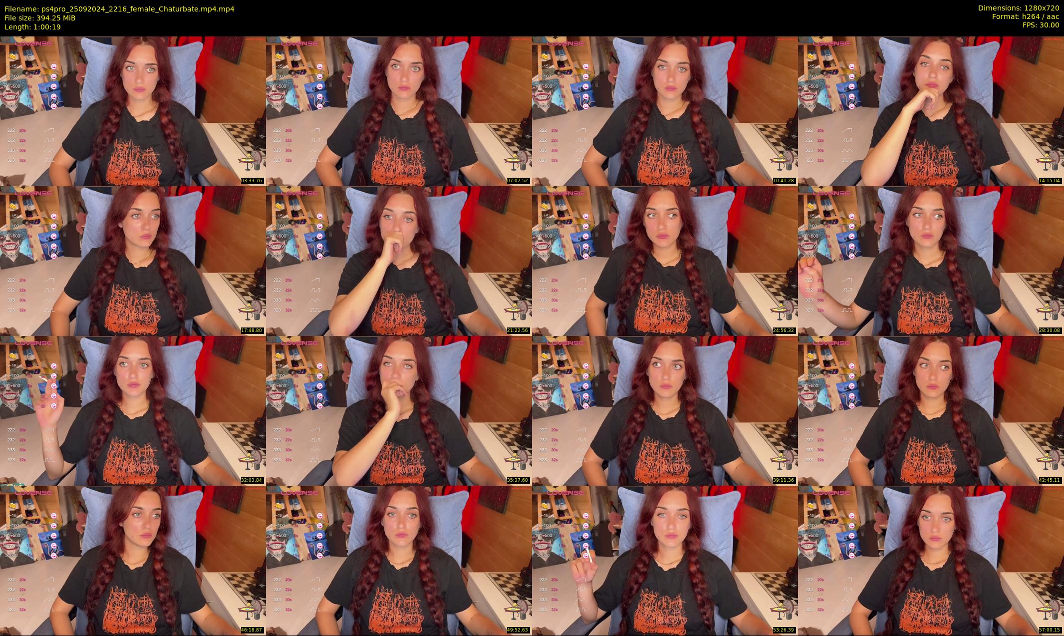 ps4pro — 61 minute Chaturbate female cam show recording, 720p, Sep 25, 2024