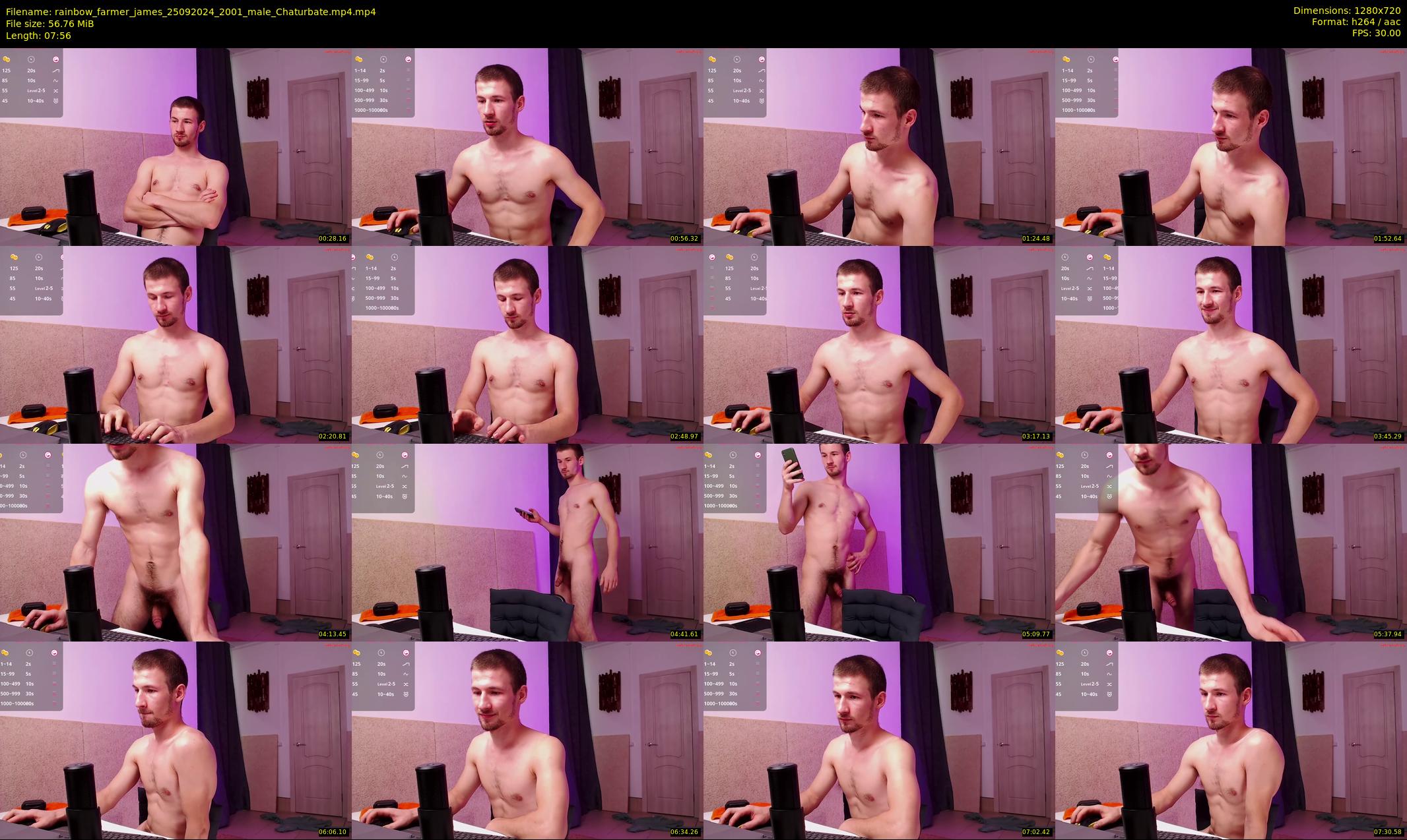 rainbow_farmer_james — 8 minute Chaturbate male cam show recording, 720p, Sep 25, 2024