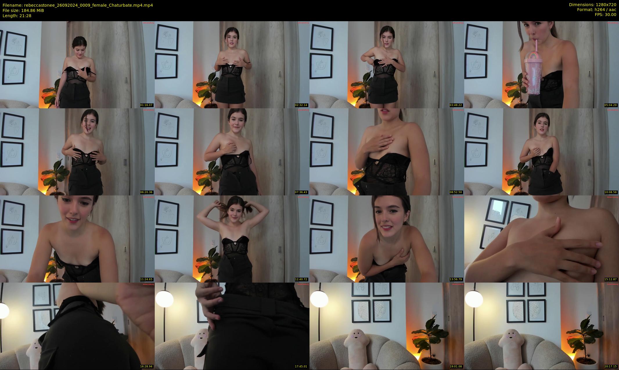 rebeccastonee — 22 minute Chaturbate female cam show recording, 720p, Sep 26, 2024