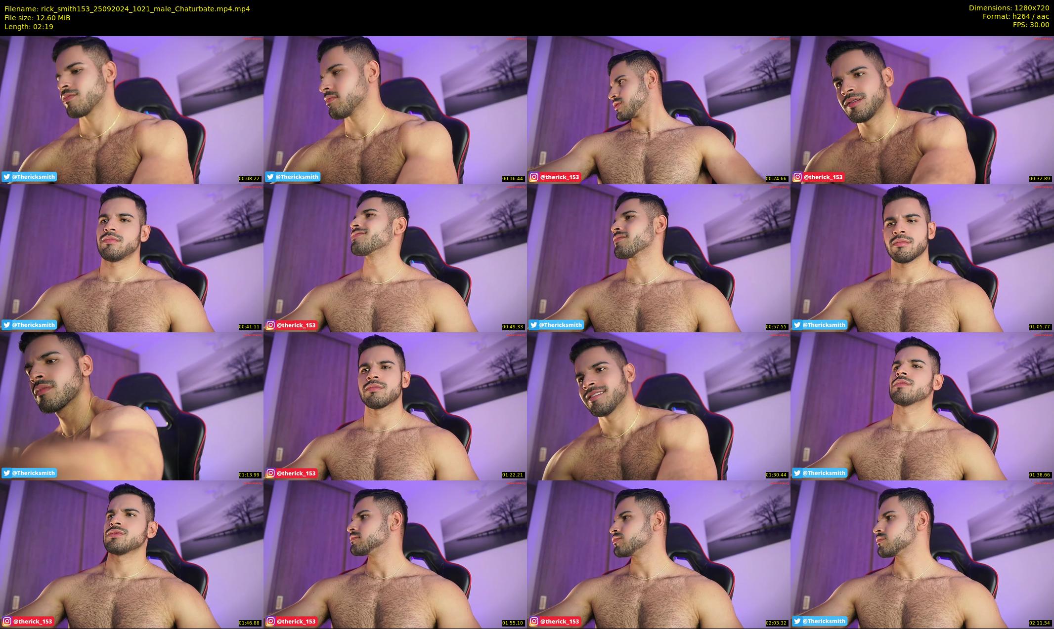 rick_smith153 — 3 minute Chaturbate male cam show recording, 720p, Sep 25, 2024