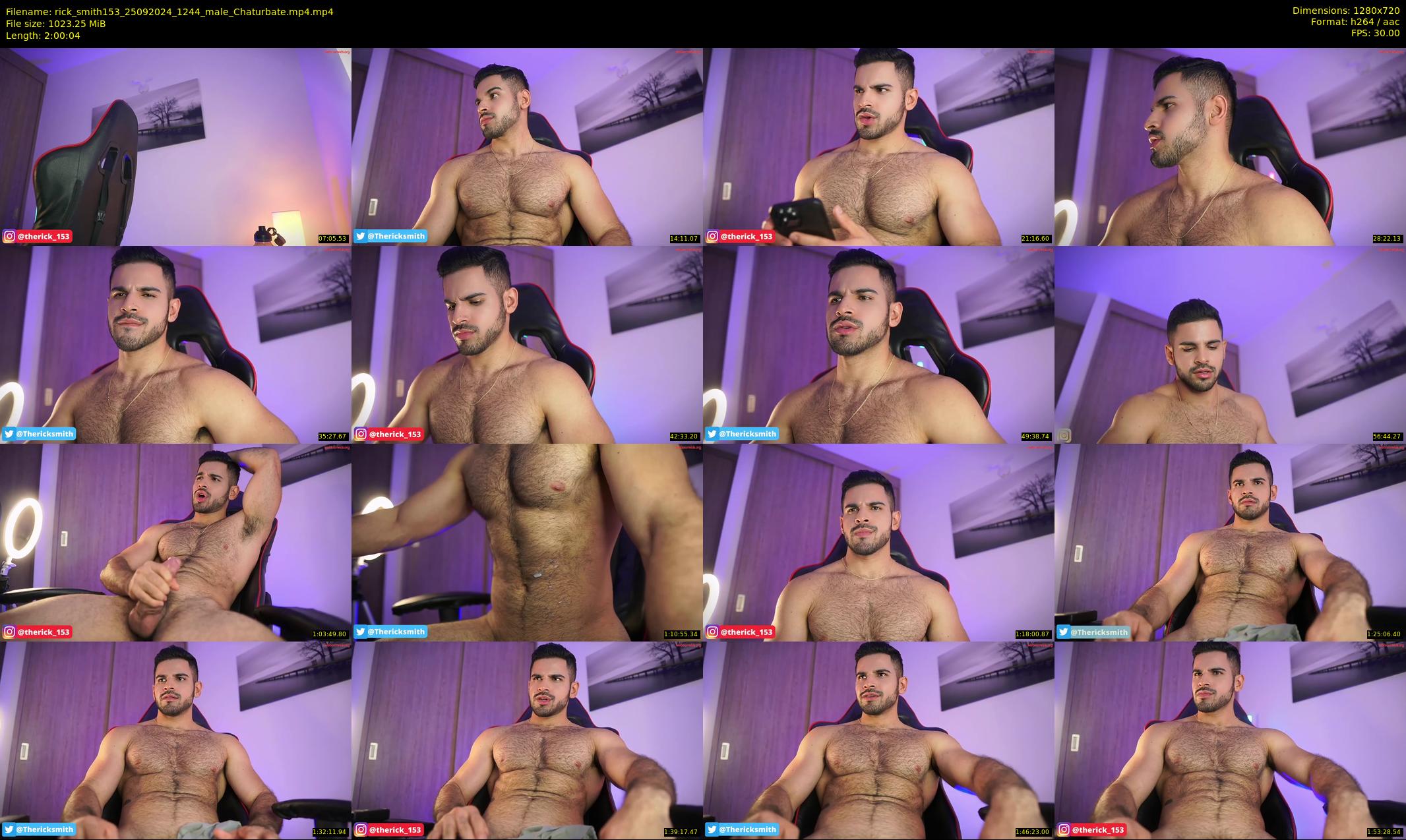 rick_smith153 — 121 minute Chaturbate male cam show recording, 720p, Sep 25, 2024