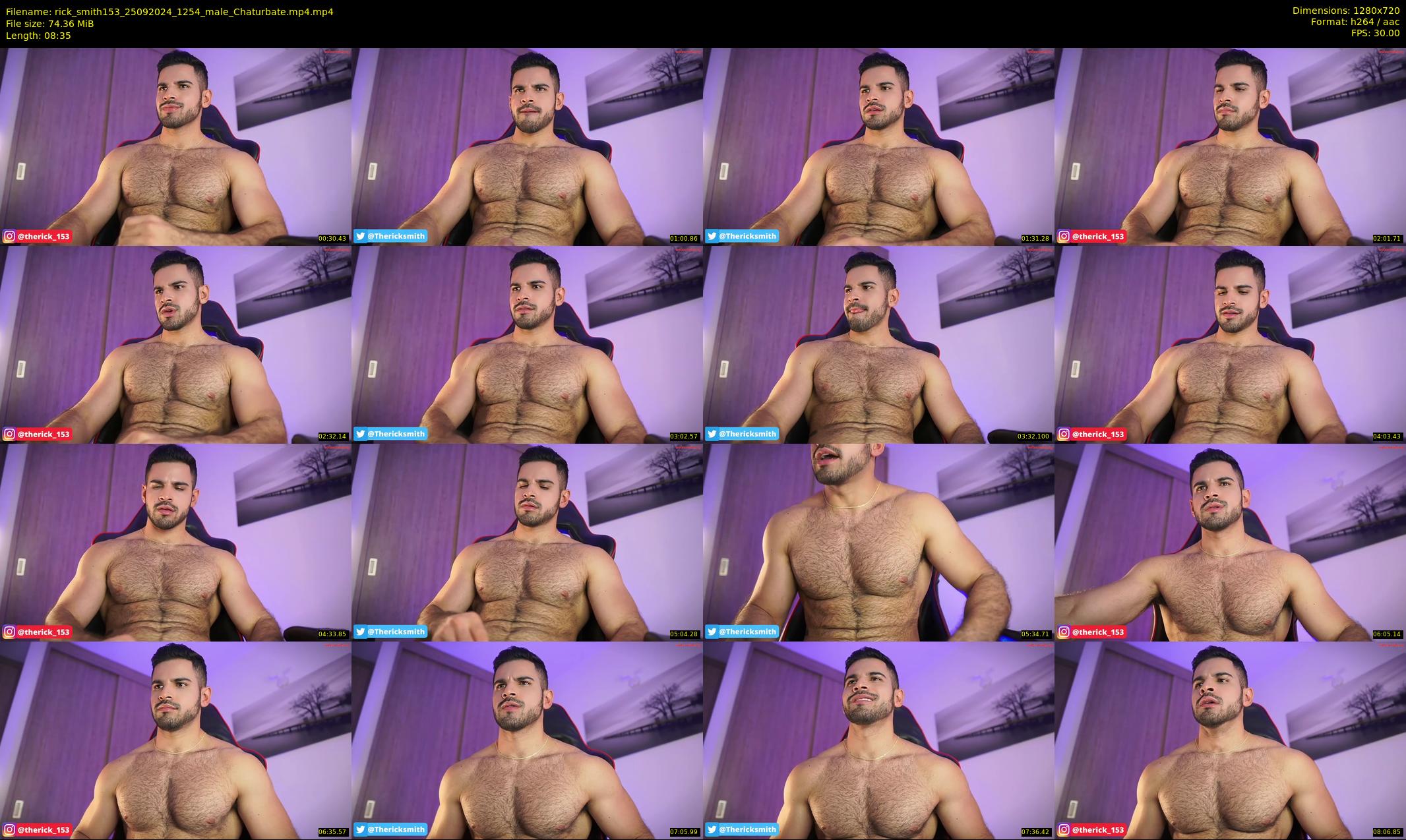 rick_smith153 — 9 minute Chaturbate male cam show recording, 720p, Sep 25, 2024