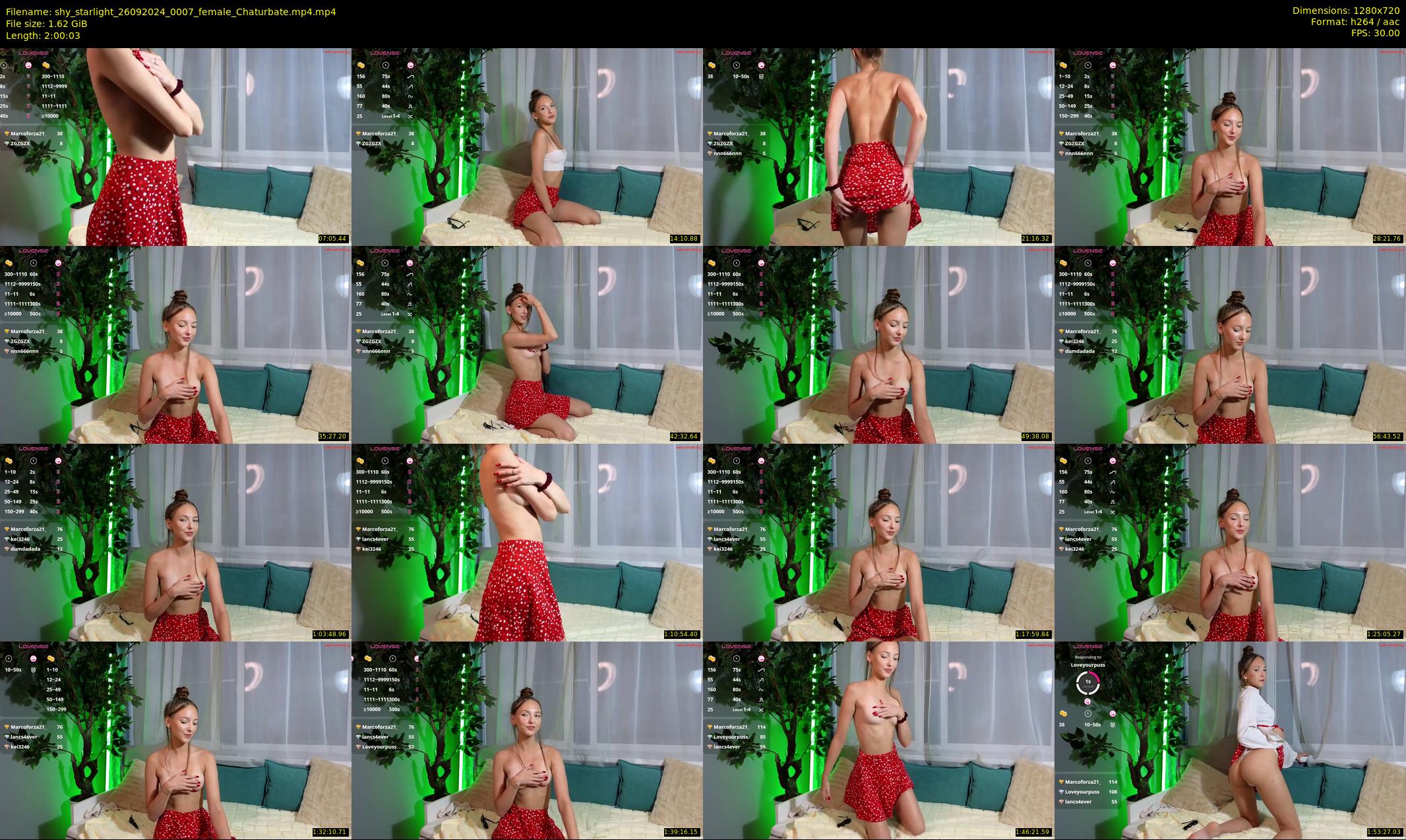shy_starlight — 121 minute Chaturbate female cam show recording, 720p, Sep 26, 2024