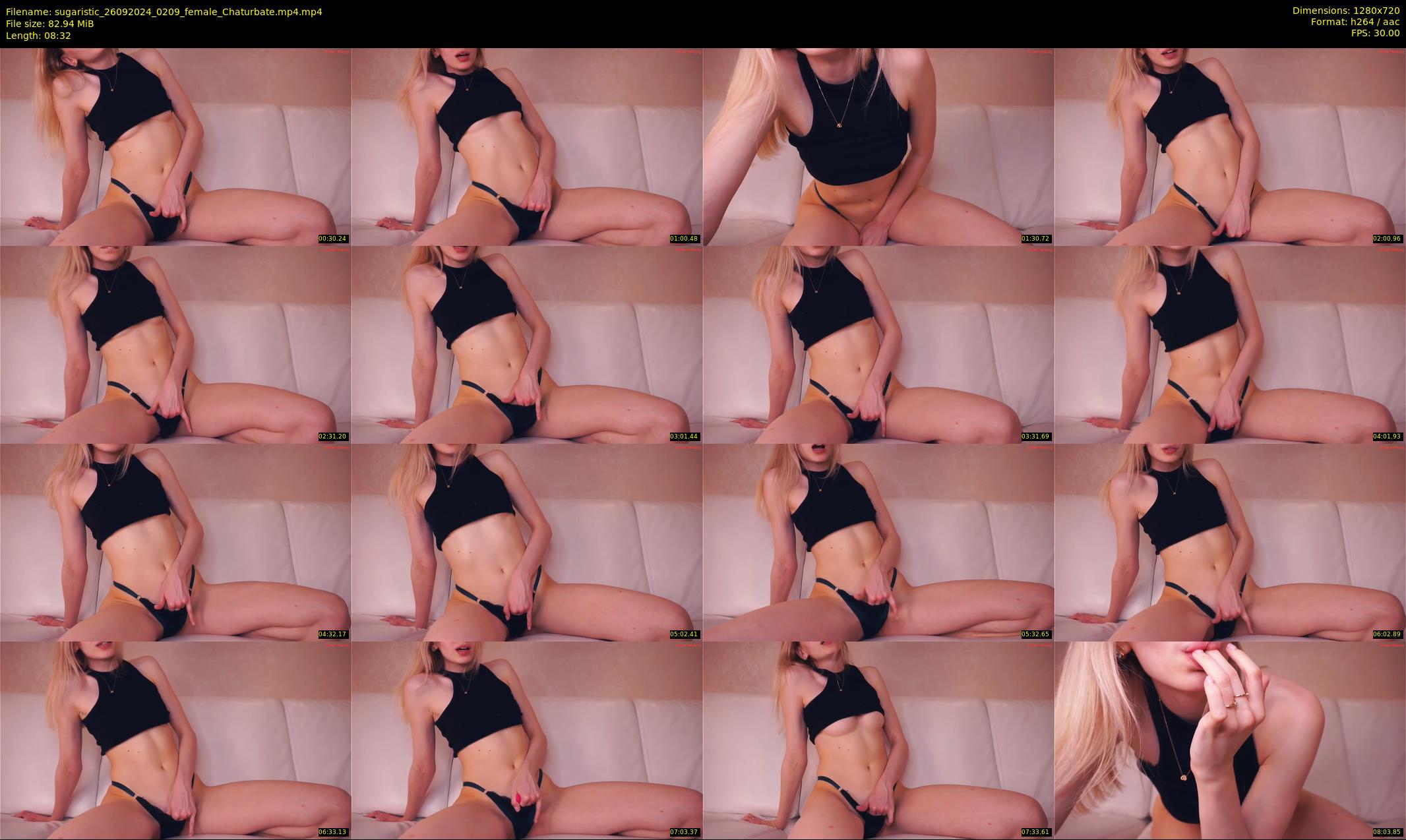 sugaristic — 9 minute Chaturbate female cam show recording, 720p, Sep 26, 2024