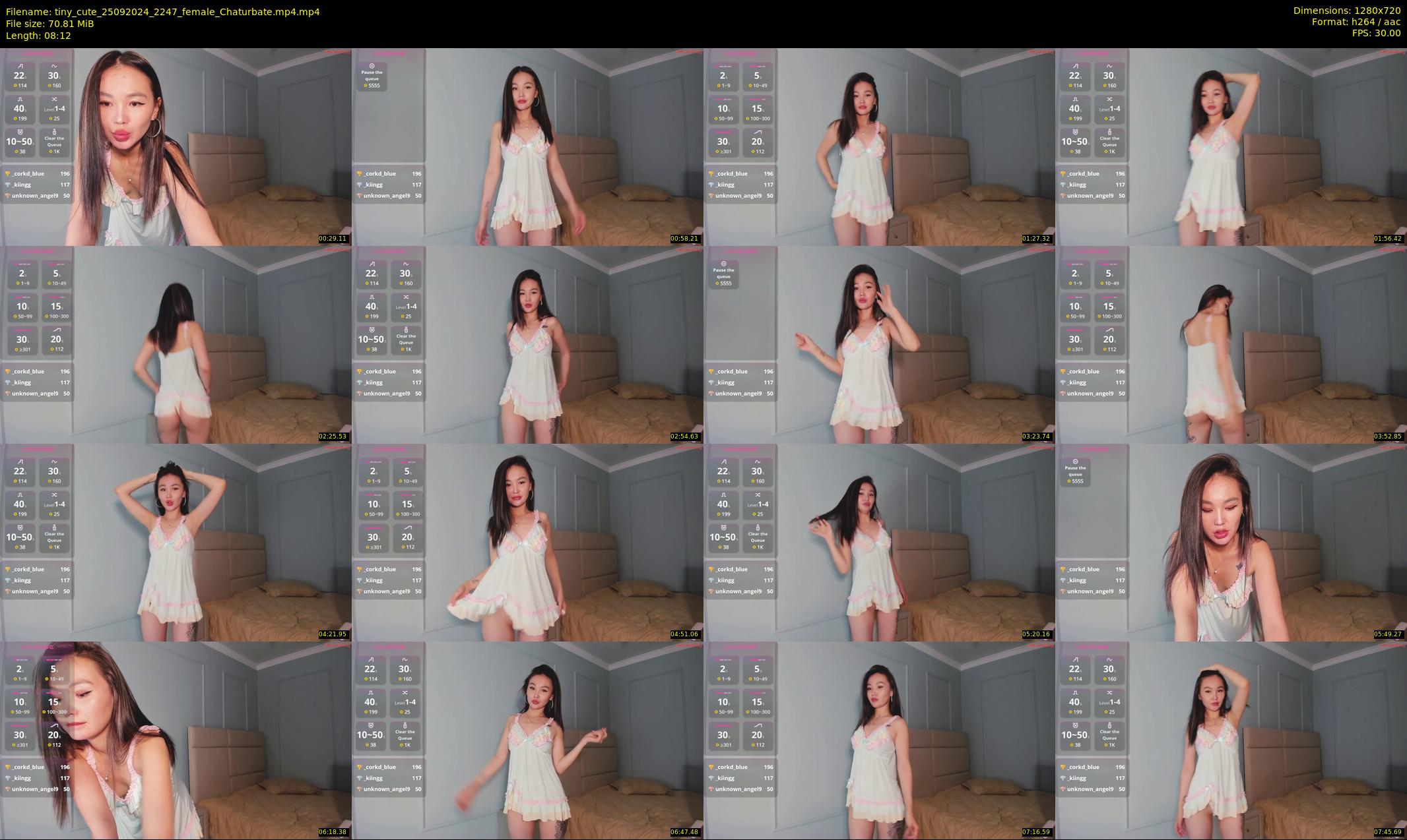 tiny_cute — 9 minute Chaturbate female cam show recording, 720p, Sep 25, 2024