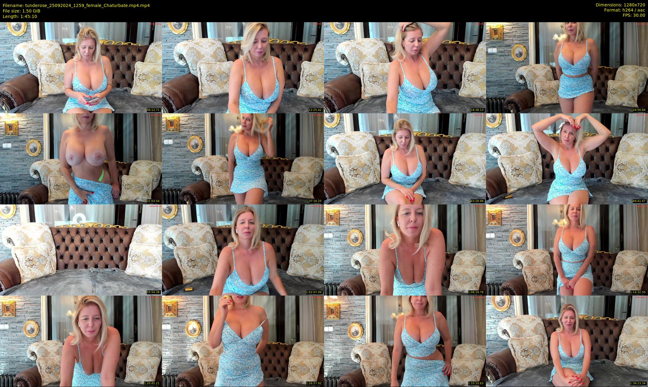 tunderose — 106 minute Chaturbate female cam show recording, 720p, Sep 25, 2024