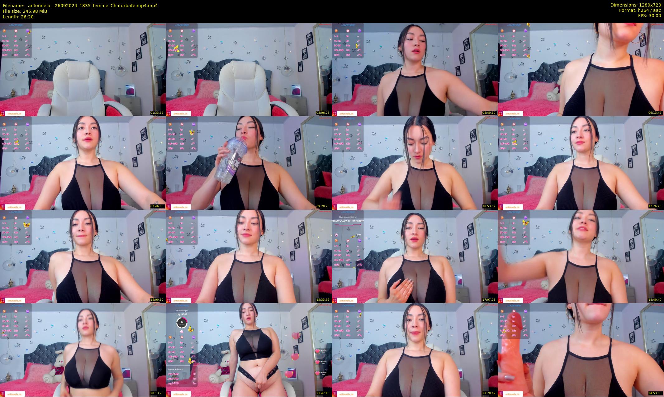 _antonnela_ — 27 minute Chaturbate female cam show recording, 720p, Sep 26, 2024