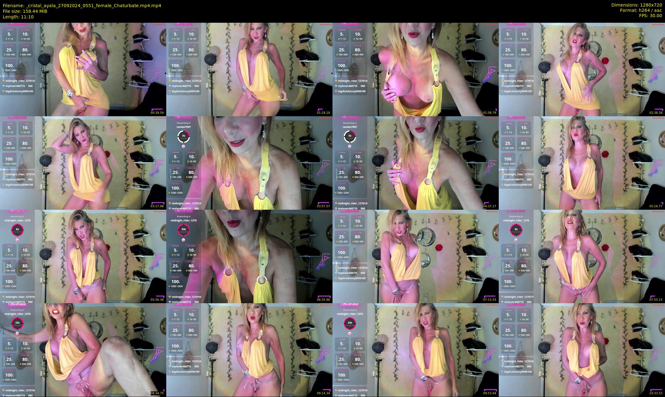 _cristal_ayala — 12 minute Chaturbate female cam show recording, 720p, Sep 27, 2024