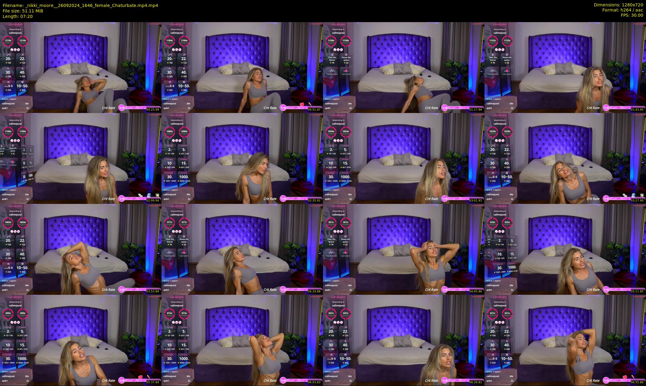 _nikki_moore_ — 8 minute Chaturbate female cam show recording, 720p, Sep 26, 2024