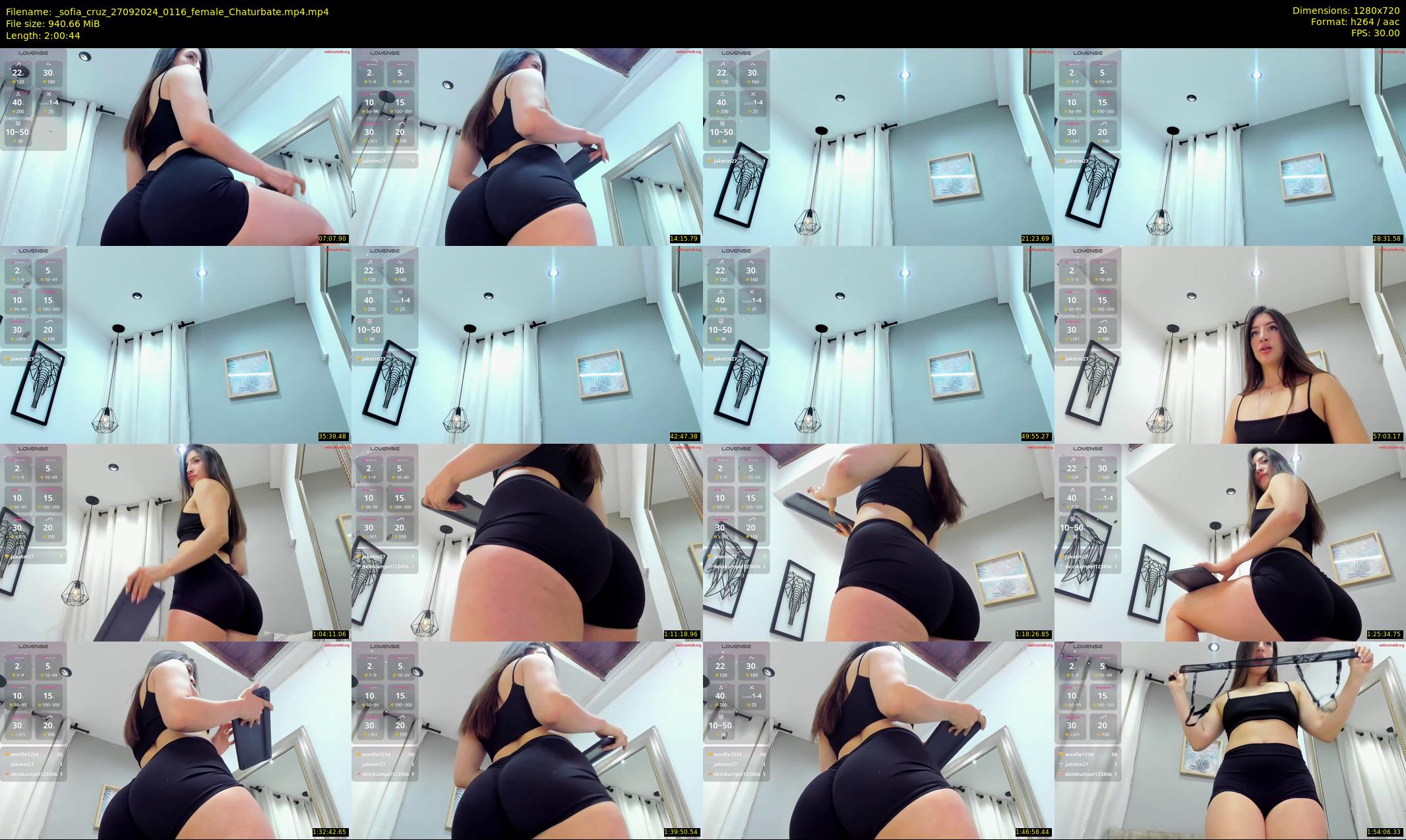 _sofia_cruz — 121 minute Chaturbate female cam show recording, 720p, Sep 27, 2024