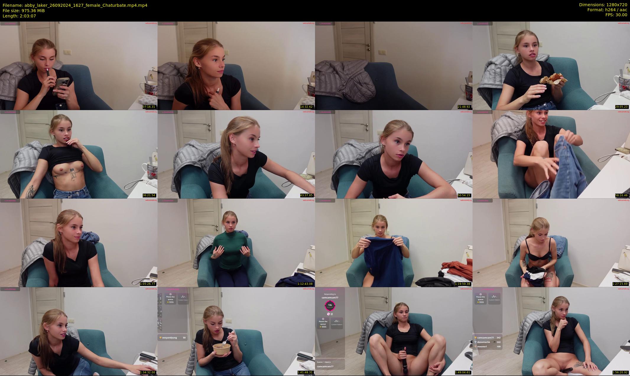 abby_laker — 124 minute Chaturbate female cam show recording, 720p, Sep 26, 2024