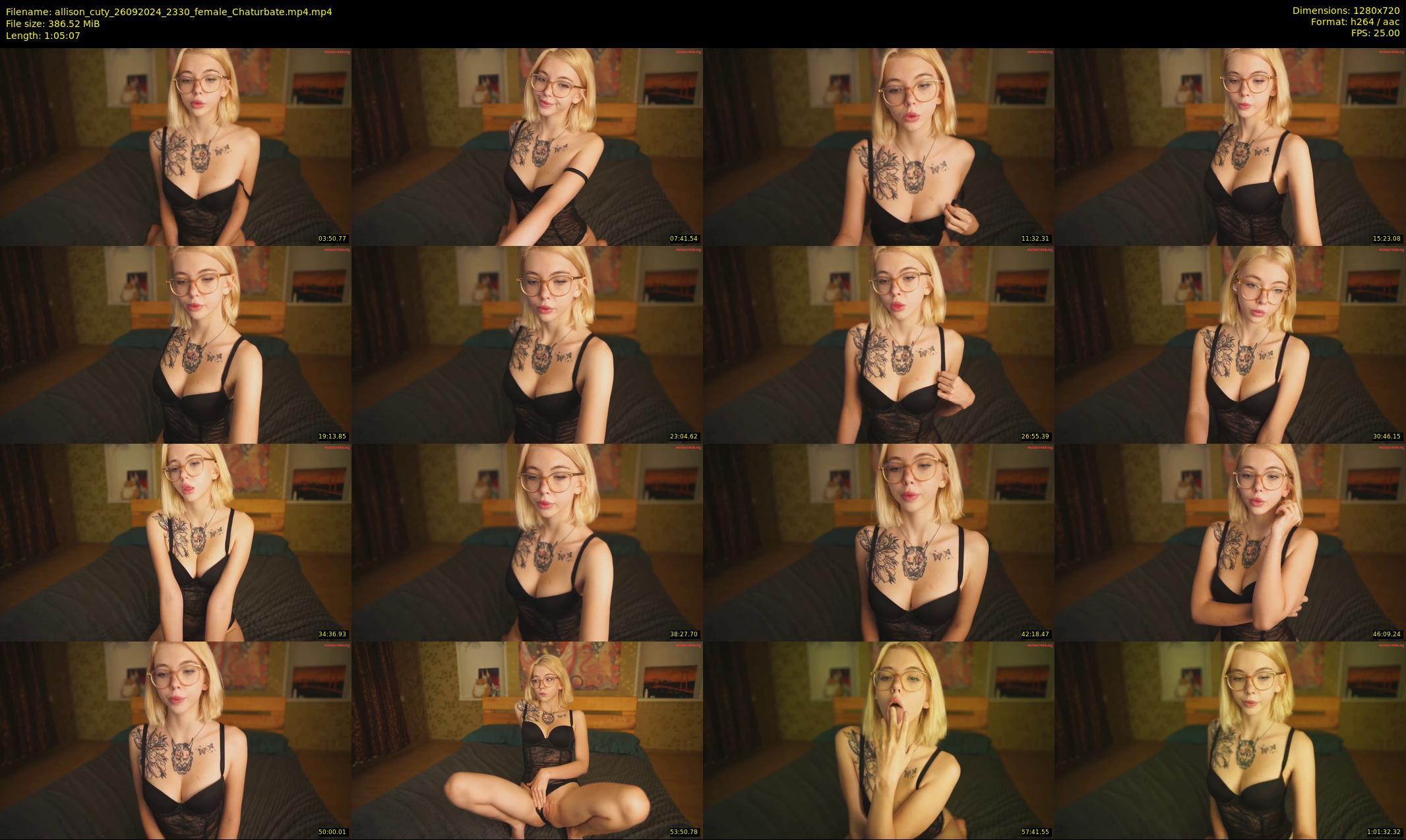 allison_cuty — 66 minute Chaturbate female cam show recording, 720p, Sep 26, 2024