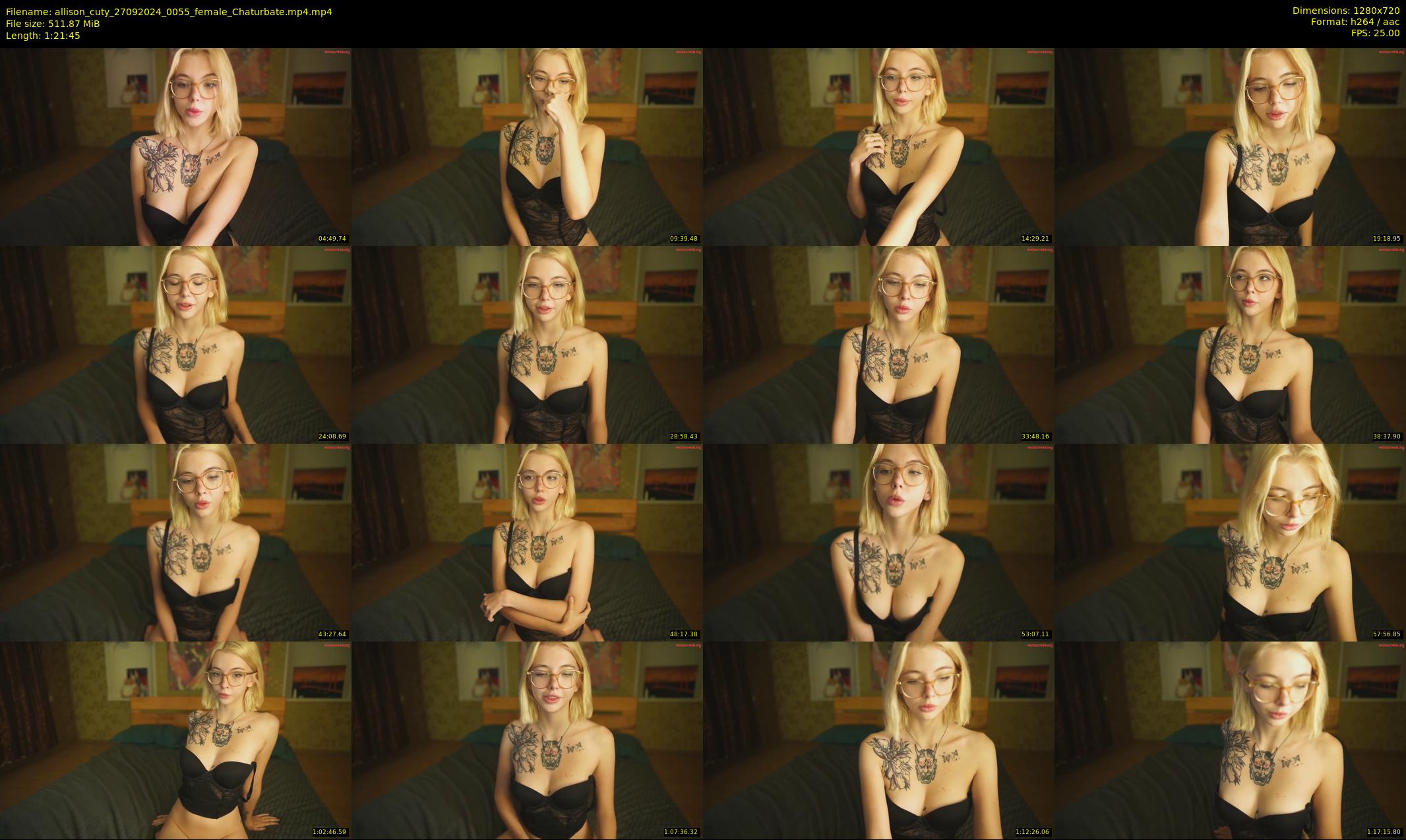allison_cuty — 82 minute Chaturbate female cam show recording, 720p, Sep 27, 2024