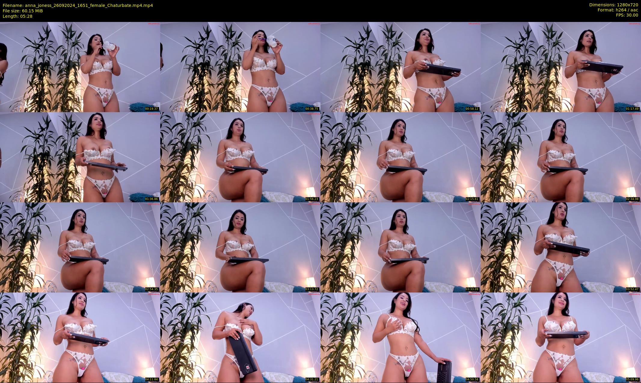 anna_joness — 6 minute Chaturbate female cam show recording, 720p, Sep 26, 2024