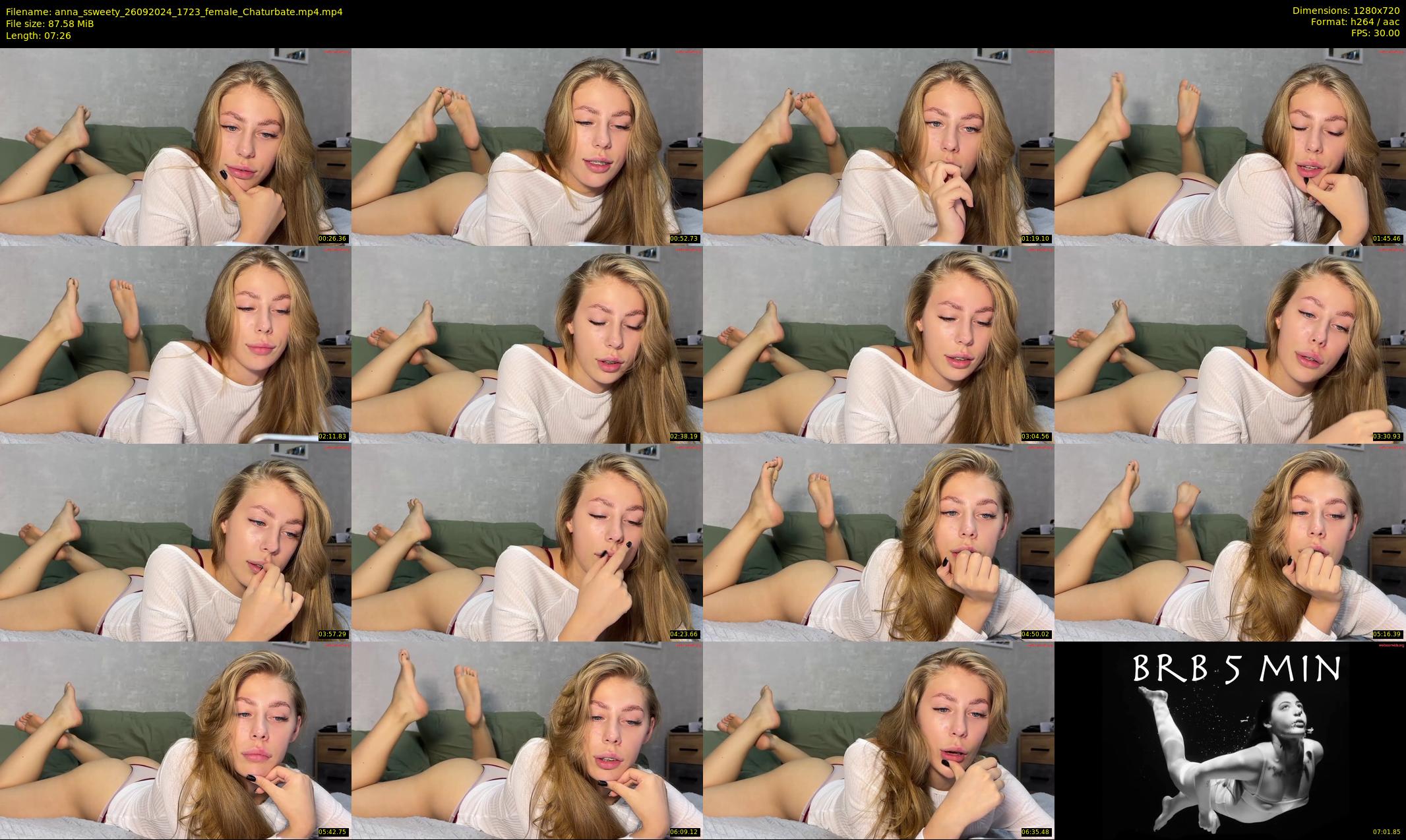 anna_ssweety — 8 minute Chaturbate female cam show recording, 720p, Sep 26, 2024