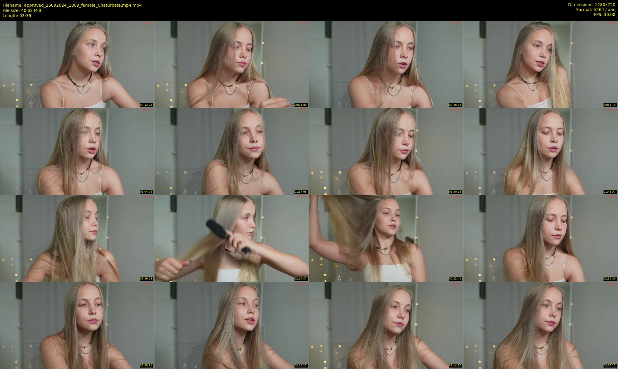 appr0ved — 4 minute Chaturbate female cam show recording, 720p, Sep 26, 2024