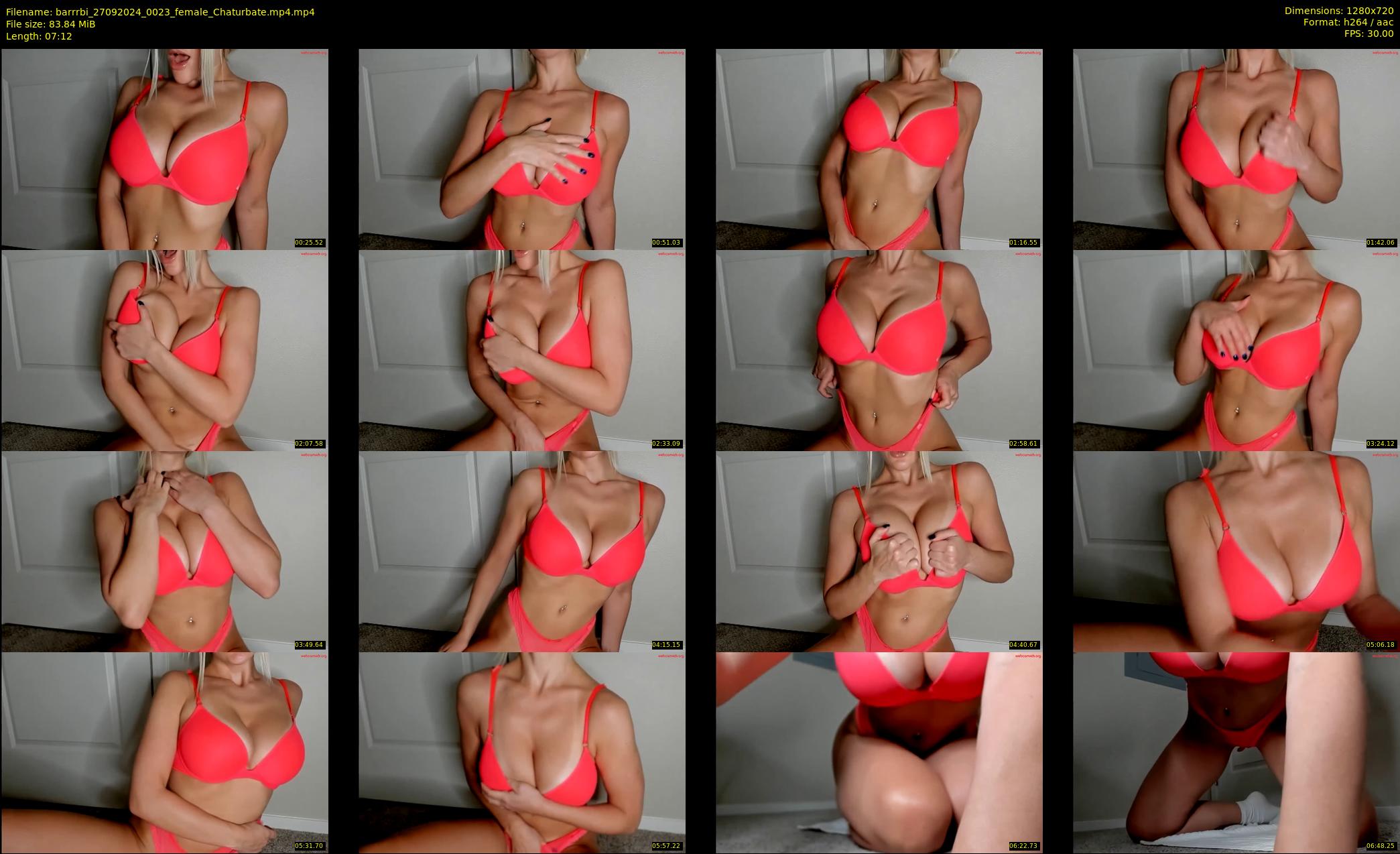 barrrbi — 8 minute Chaturbate female cam show recording, 720p, Sep 27, 2024