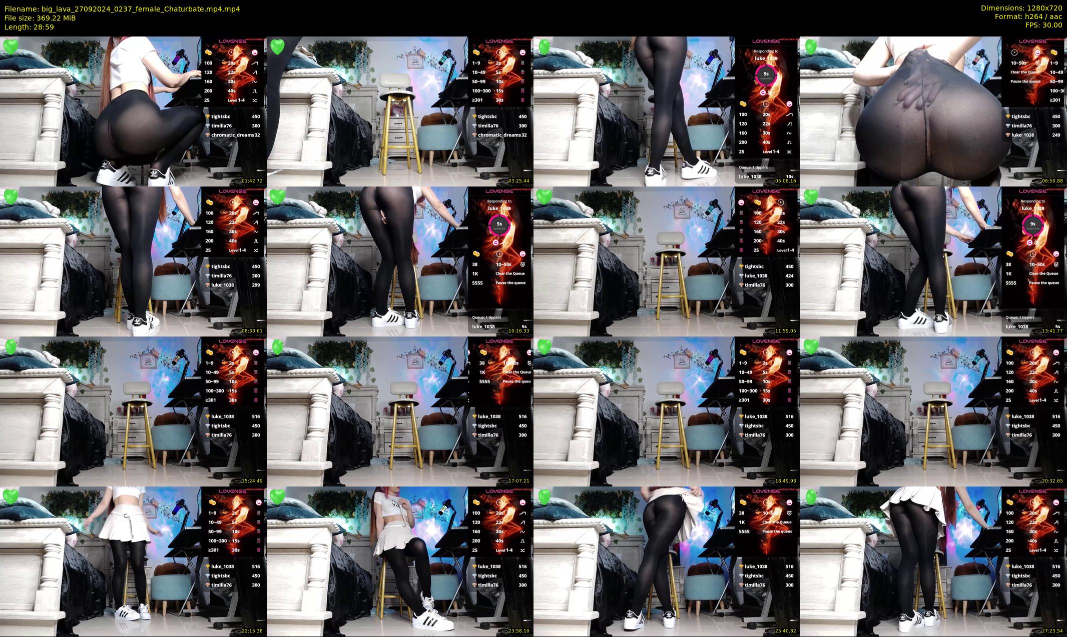 big_lava — 29 minute Chaturbate female cam show recording, 720p, Sep 27, 2024