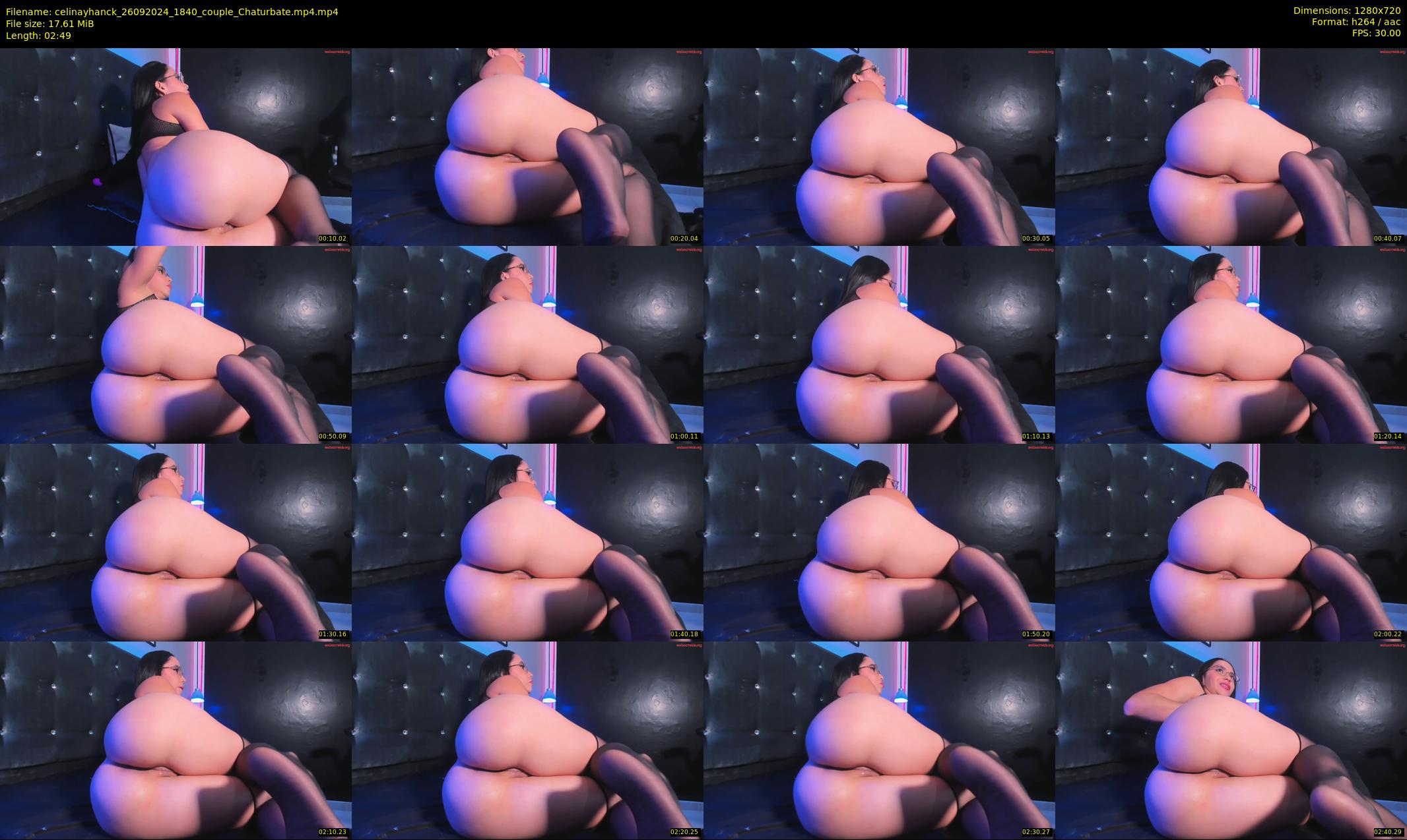 celinayhanck — 3 minute Chaturbate couple cam show recording, 720p, Sep 26, 2024