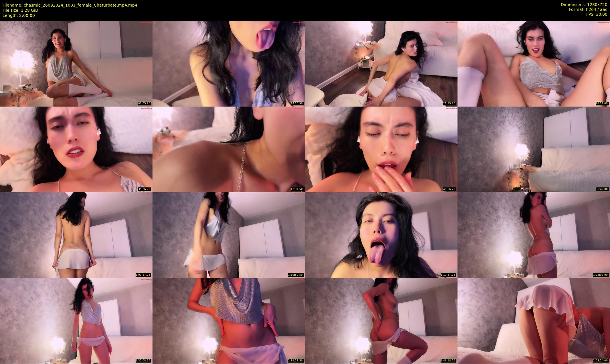 chasmic — 120 minute Chaturbate female cam show recording, 720p, Sep 26, 2024