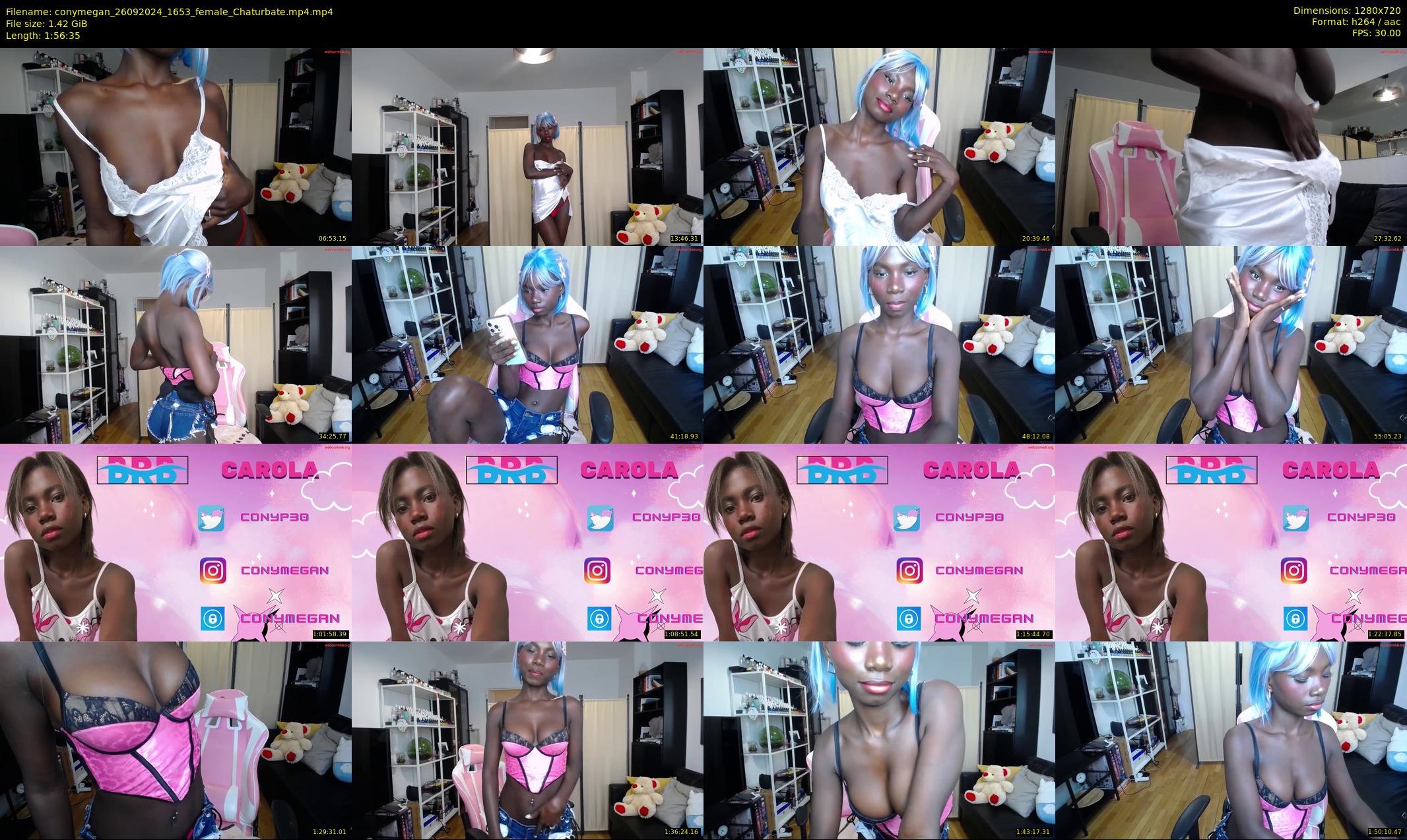 conymegan — 117 minute Chaturbate female cam show recording, 720p, Sep 26, 2024