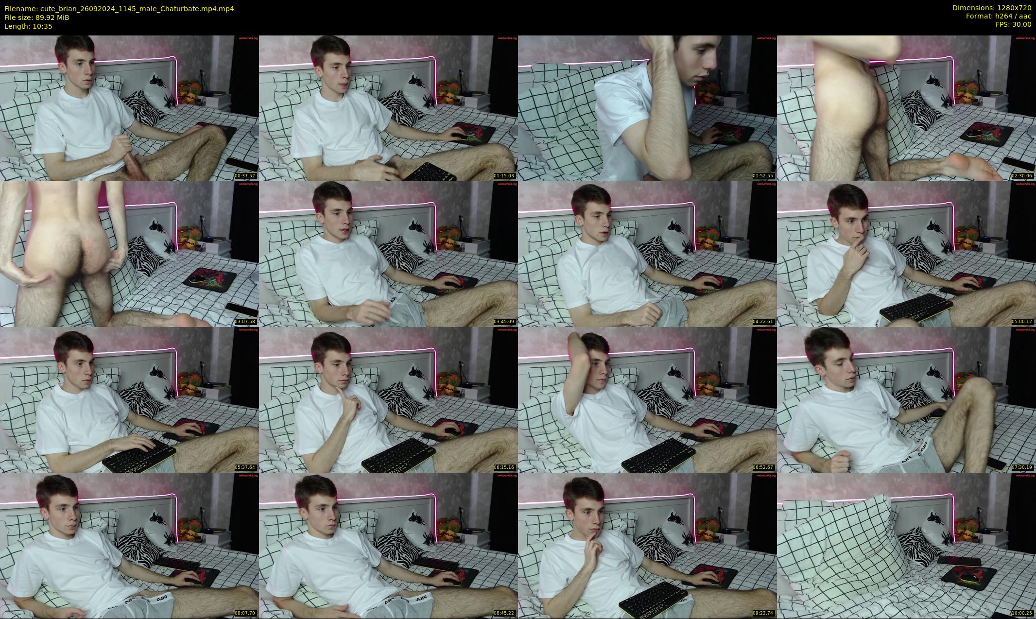 cute_brian — 11 minute Chaturbate male cam show recording, 720p, Sep 26, 2024