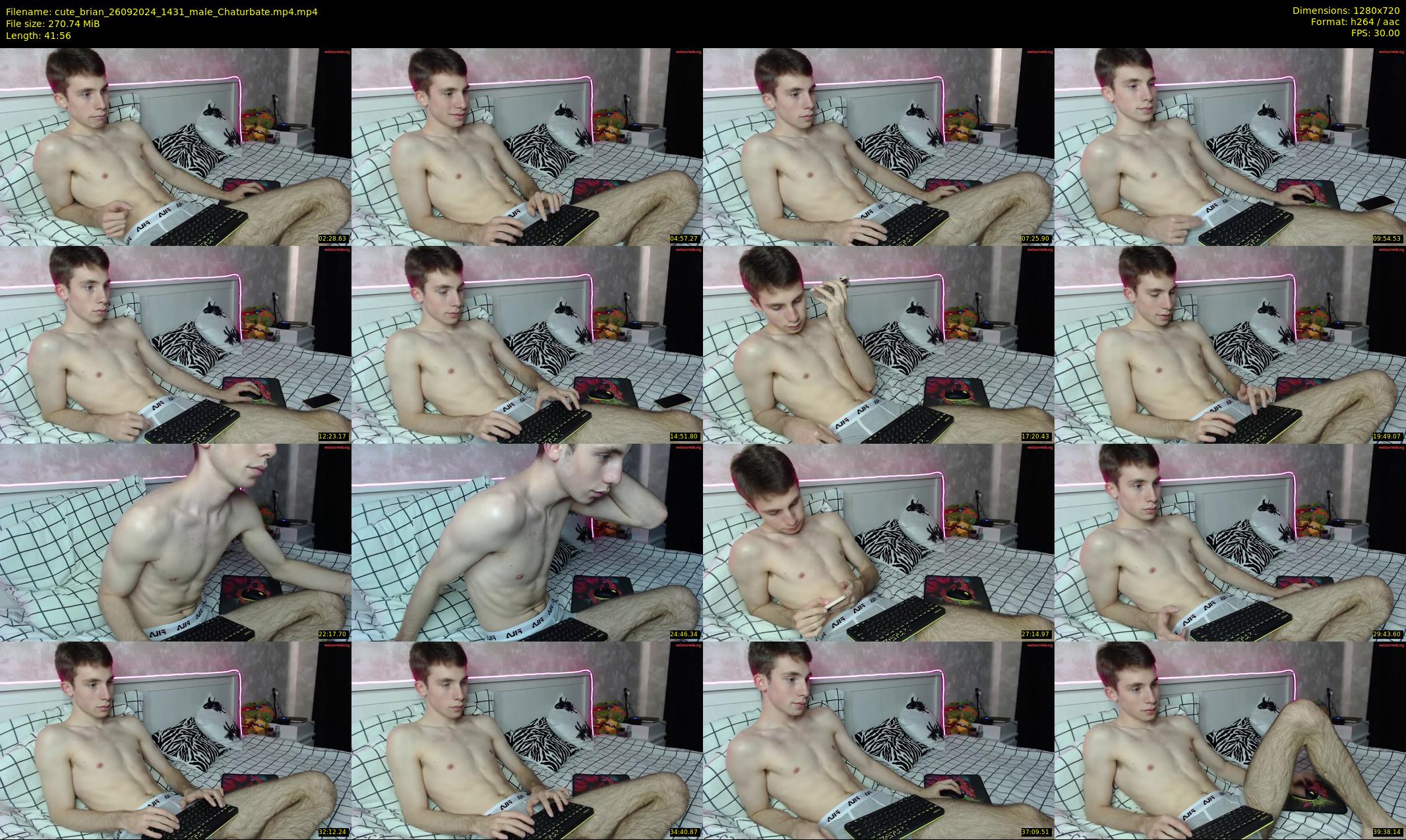 cute_brian — 42 minute Chaturbate male cam show recording, 720p, Sep 26, 2024