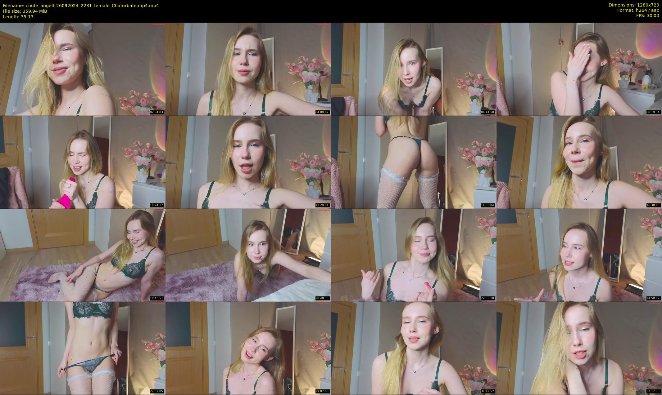 cuute_angell — 36 minute Chaturbate female cam show recording, 720p, Sep 26, 2024