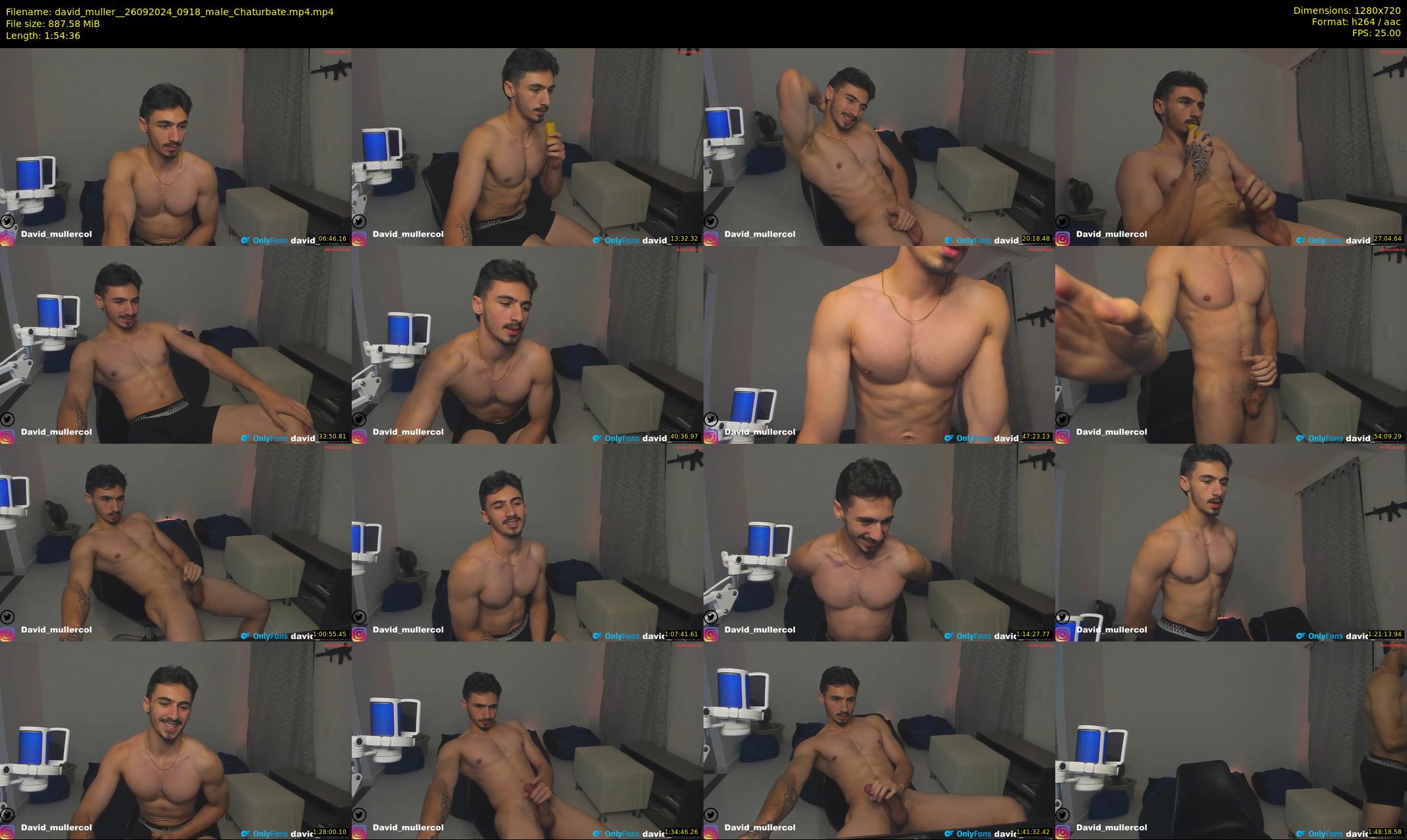 david_muller_ — 115 minute Chaturbate male cam show recording, 720p, Sep 26, 2024