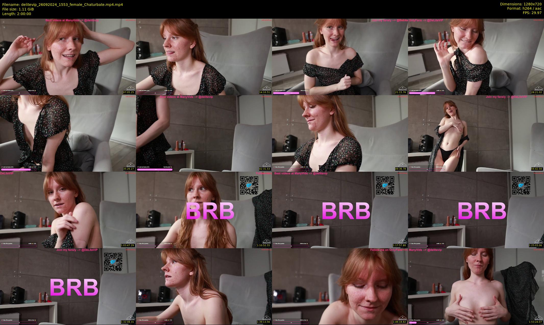 delitevip — 120 minute Chaturbate female cam show recording, 720p, Sep 26, 2024