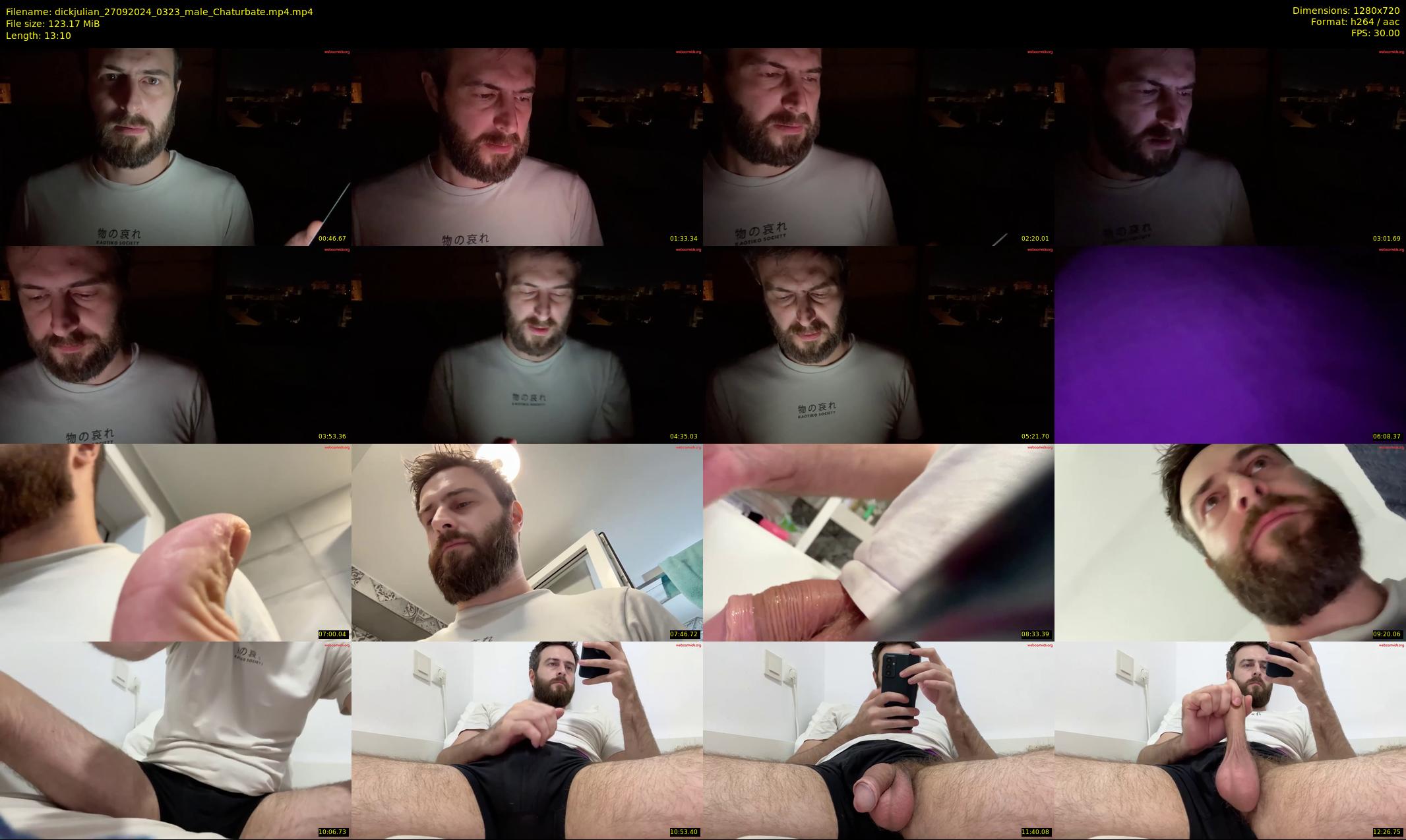 dickjulian — 14 minute Chaturbate male cam show recording, 720p, Sep 27, 2024