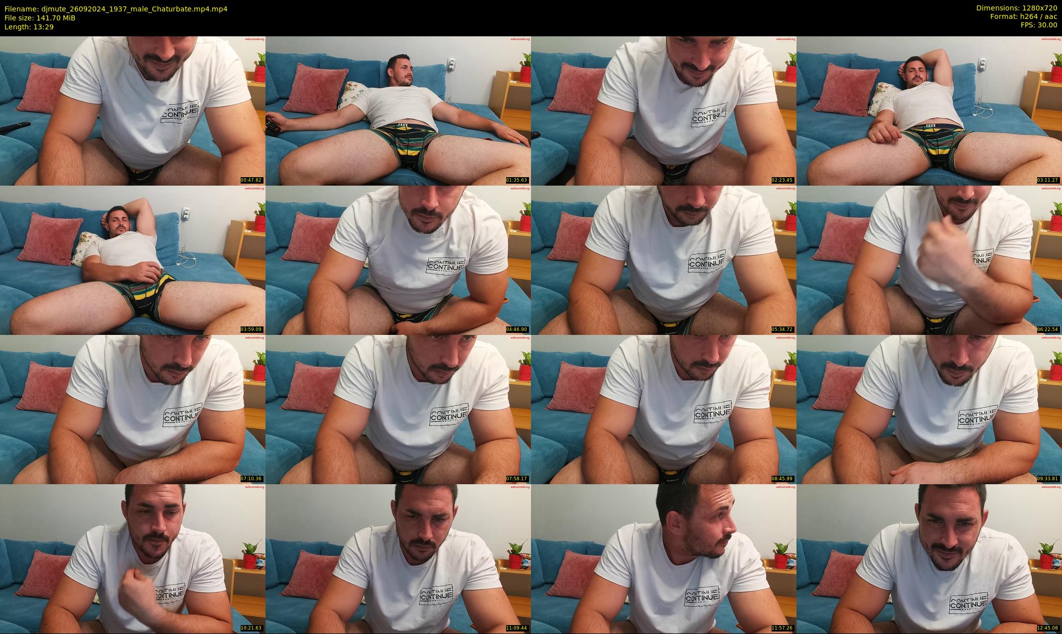 djmute — 14 minute Chaturbate male cam show recording, 720p, Sep 26, 2024