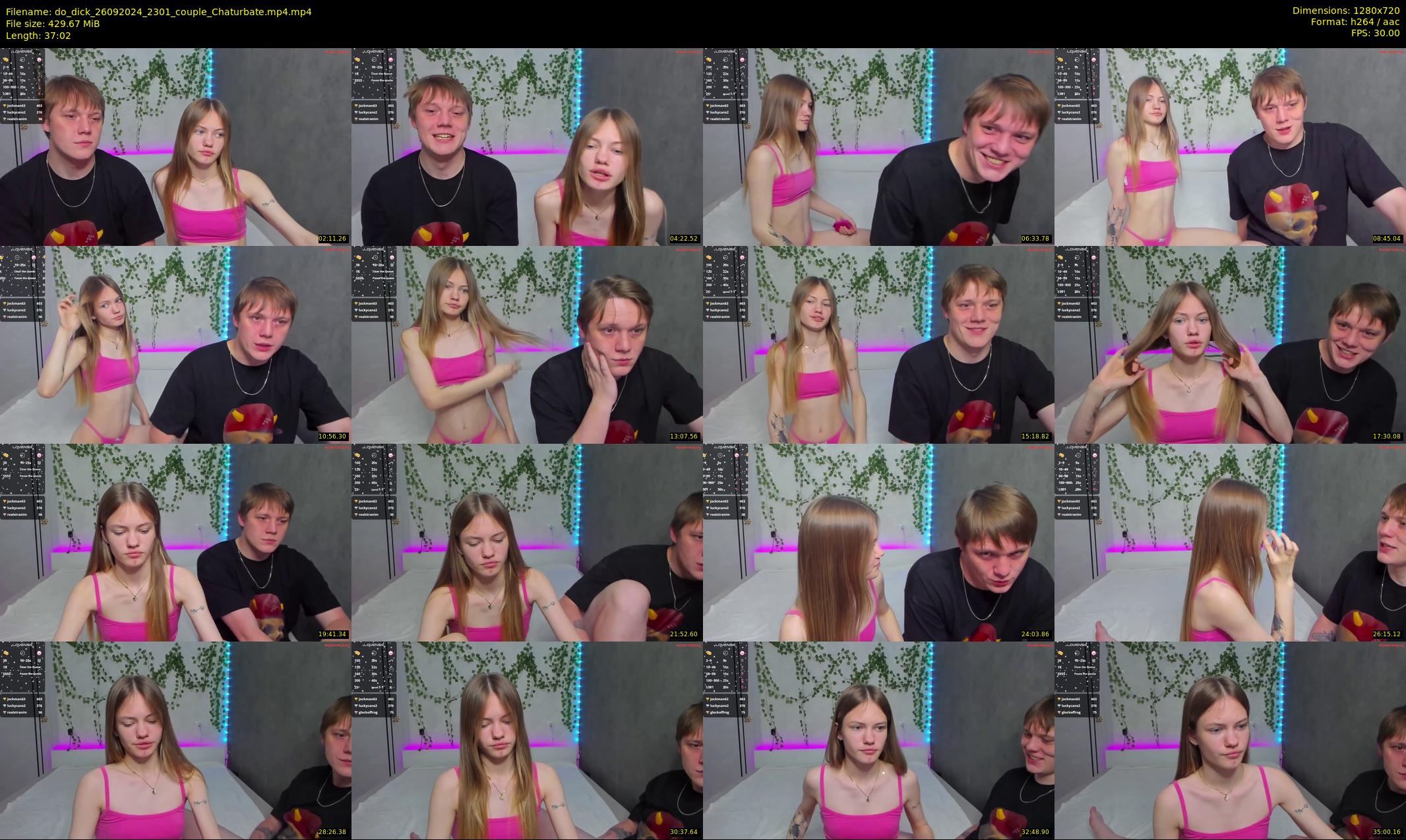 do_dick — 38 minute Chaturbate couple cam show recording, 720p, Sep 26, 2024