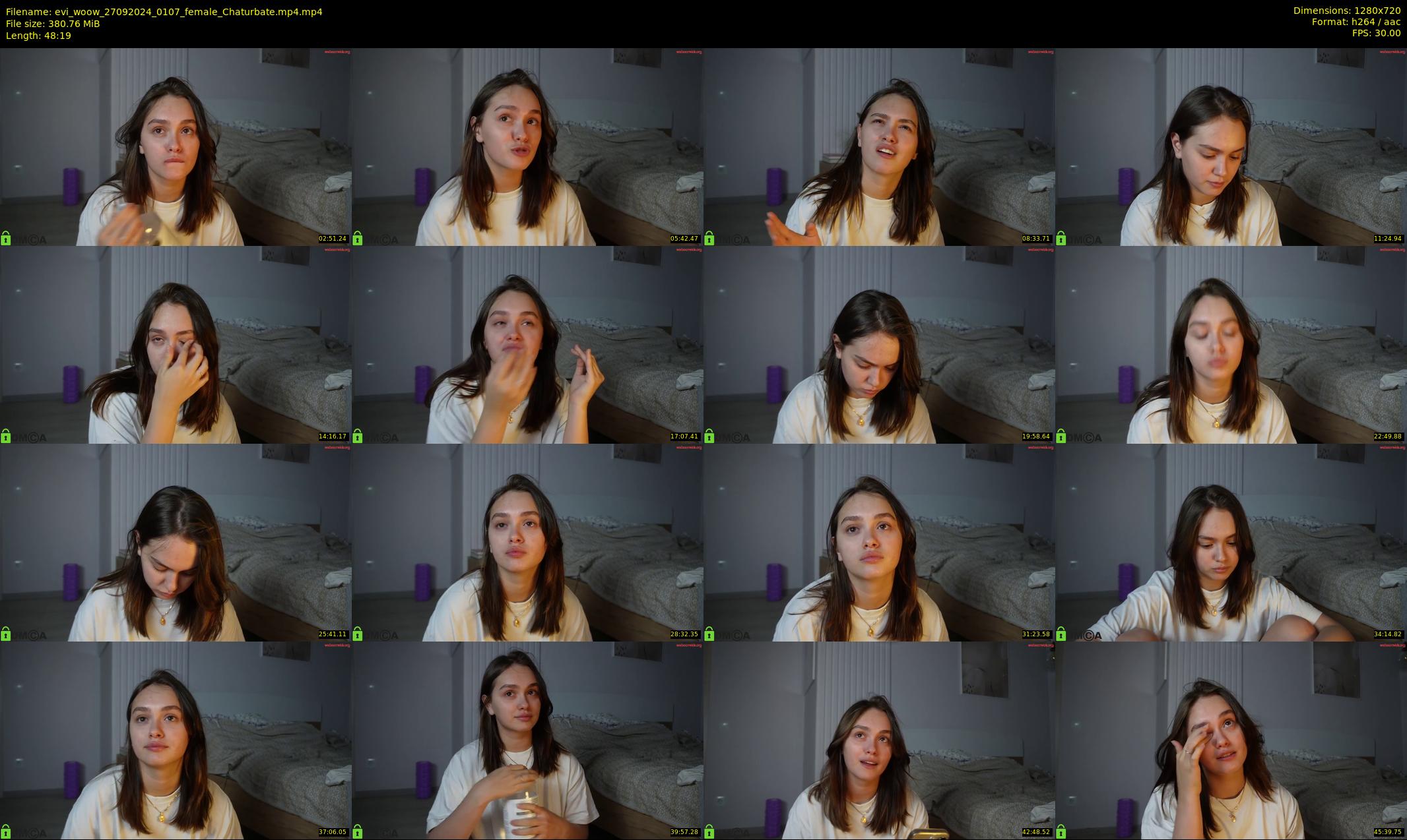 evi_woow — 49 minute Chaturbate female cam show recording, 720p, Sep 27, 2024