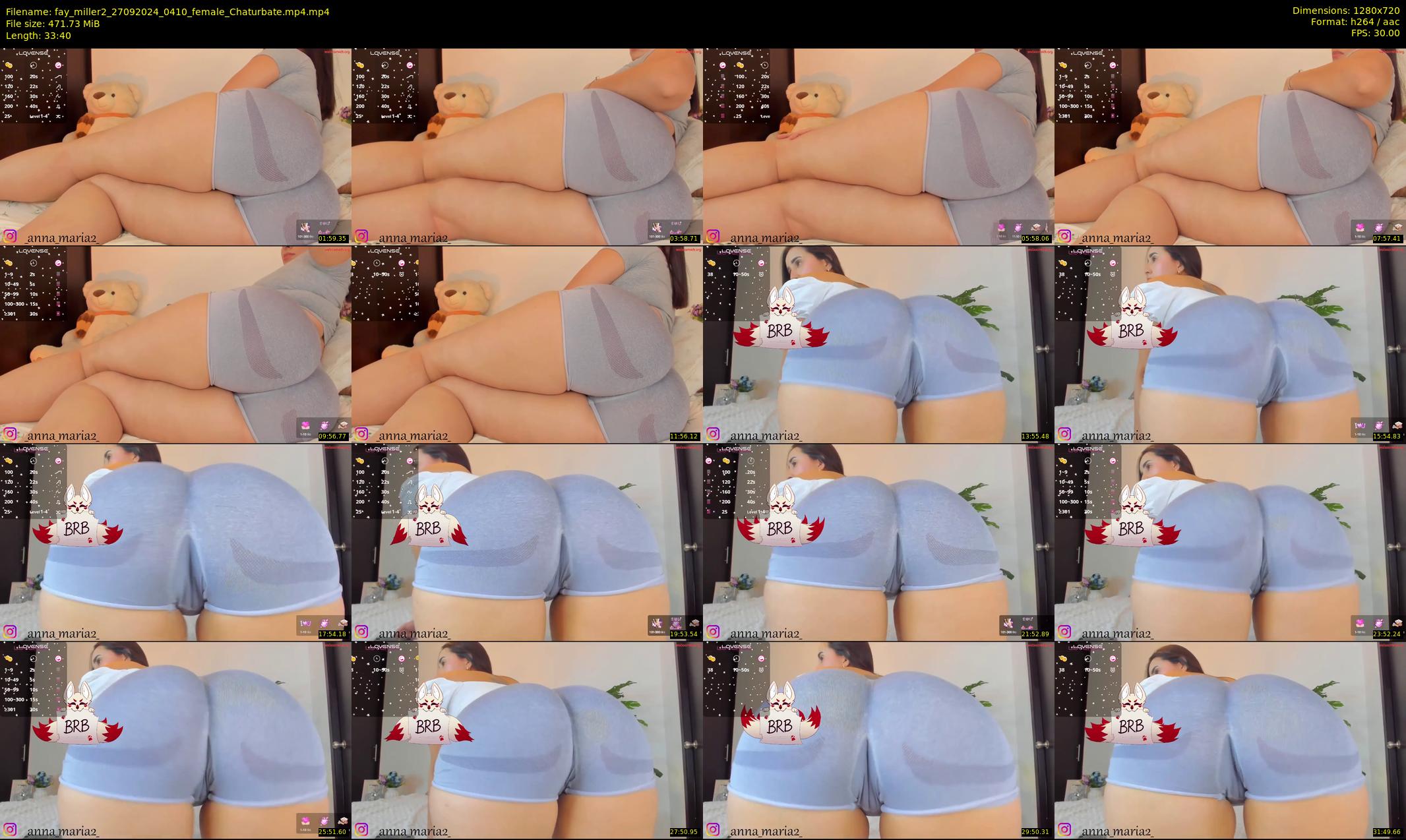 fay_miller2 — 34 minute Chaturbate female cam show recording, 720p, Sep 27, 2024
