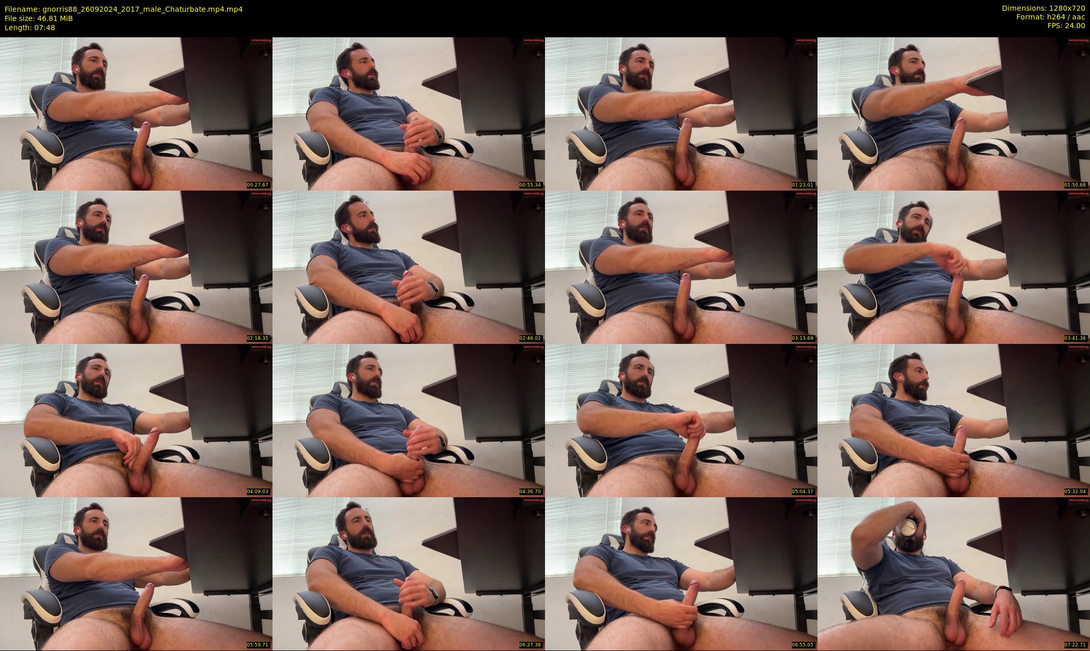 gnorris88 — 8 minute Chaturbate male cam show recording, 720p, Sep 26, 2024