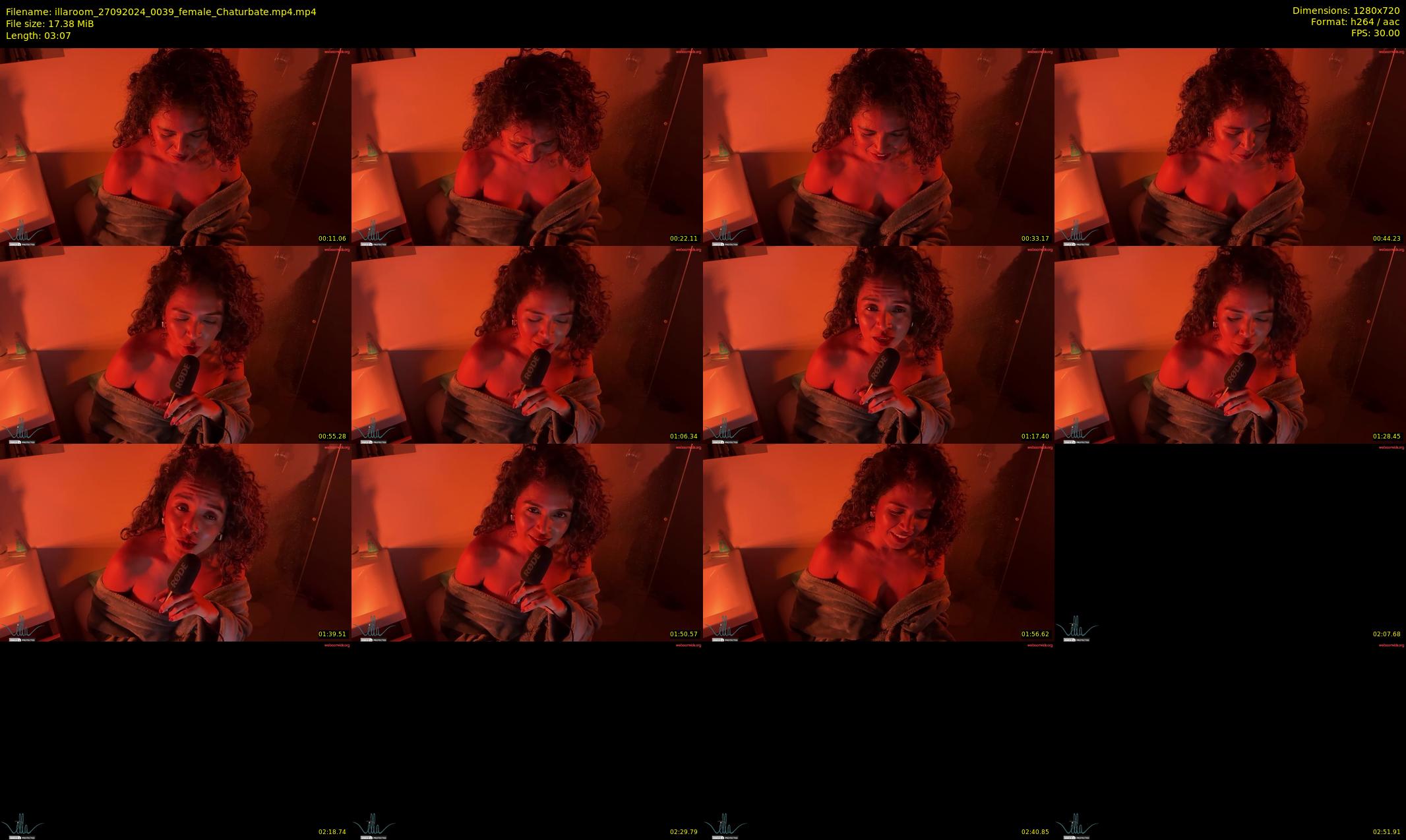 illaroom — 4 minute Chaturbate female cam show recording, 720p, Sep 27, 2024