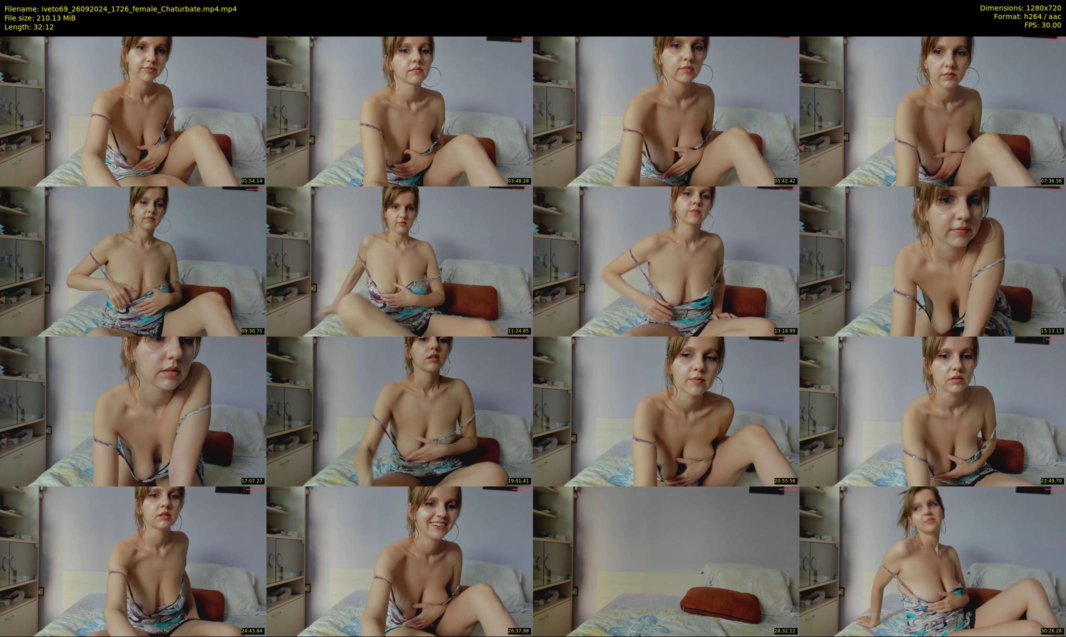 iveto69 — 33 minute Chaturbate female cam show recording, 720p, Sep 26, 2024