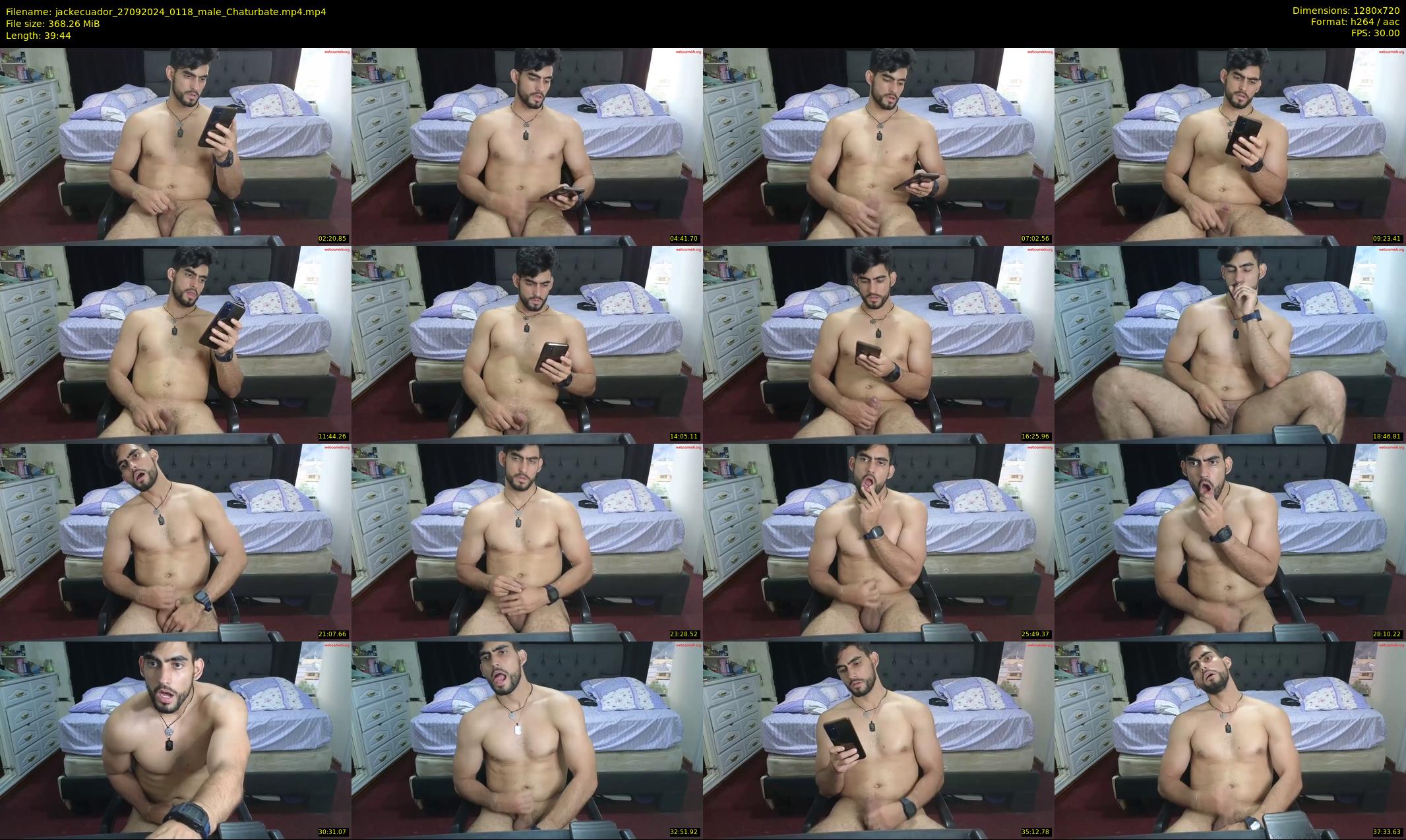jackecuador — 40 minute Chaturbate male cam show recording, 720p, Sep 27, 2024