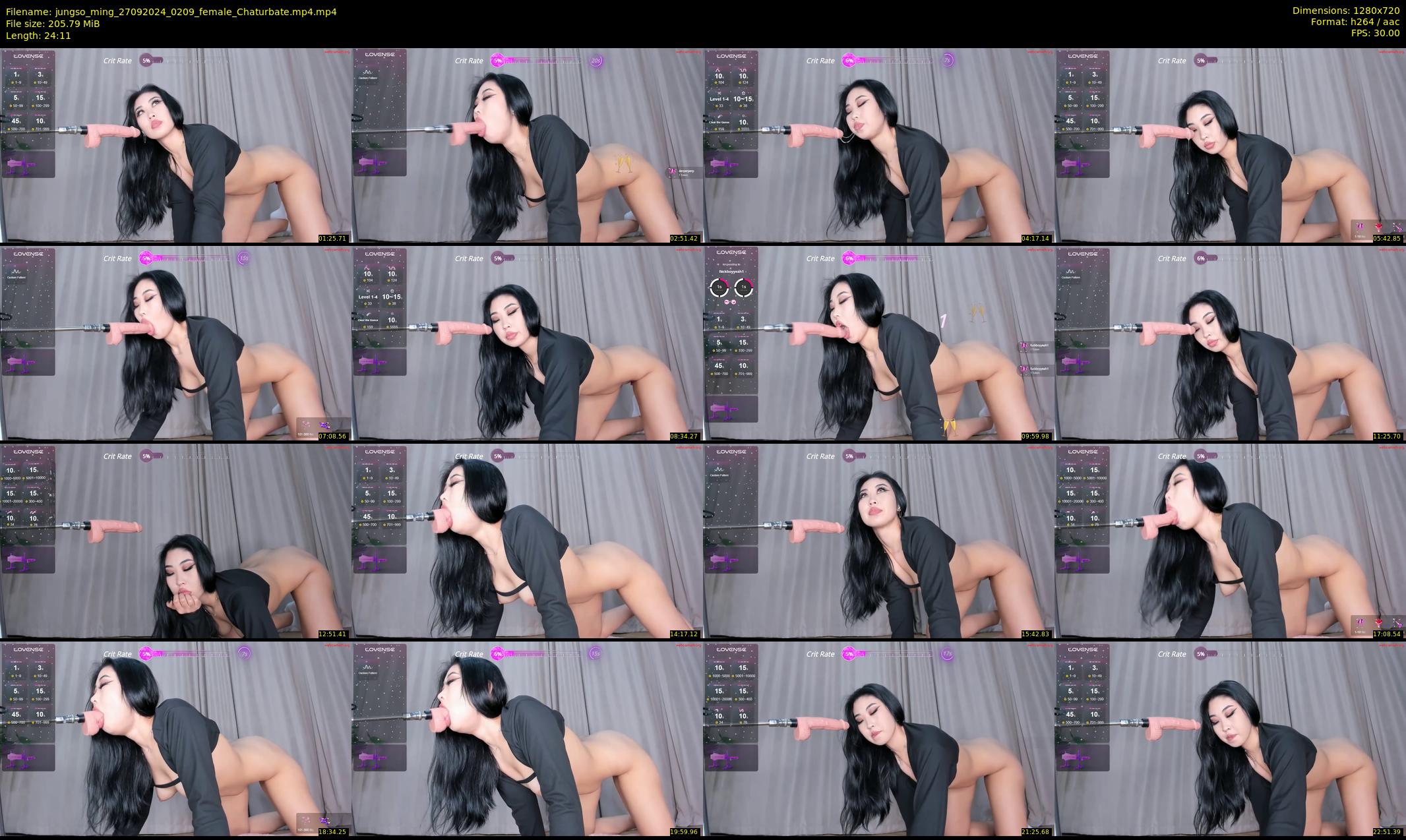jungso_ming — 25 minute Chaturbate female cam show recording, 720p, Sep 27, 2024