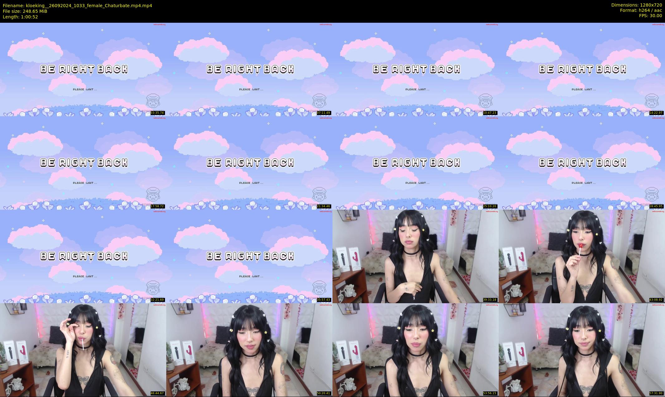 kloeking_ — 61 minute Chaturbate female cam show recording, 720p, Sep 26, 2024
