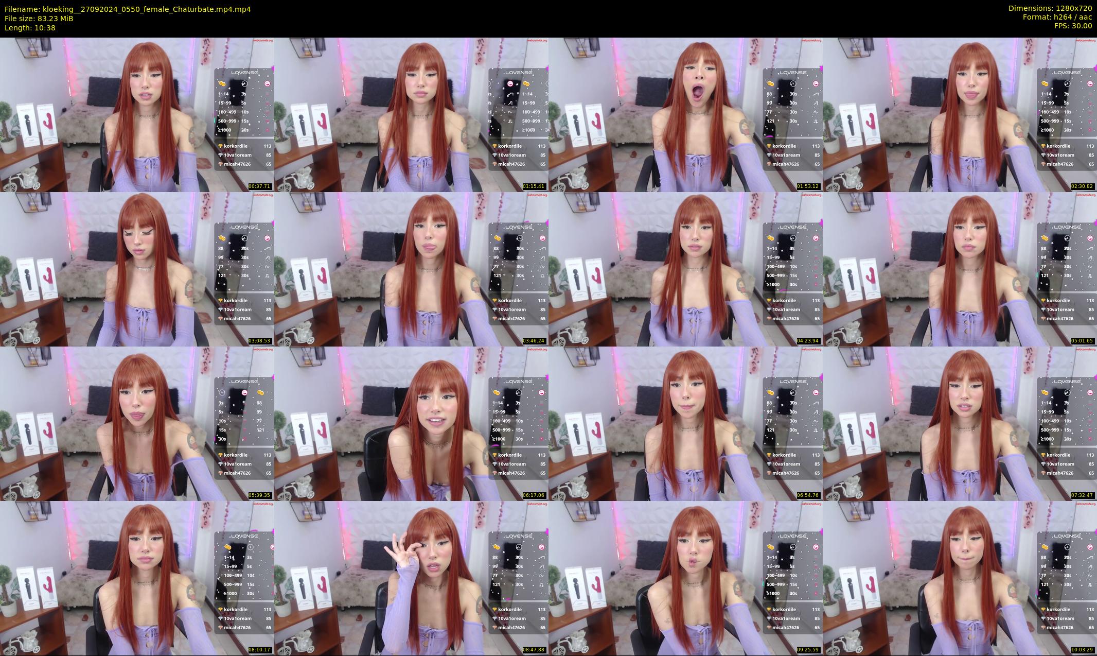 kloeking_ — 11 minute Chaturbate female cam show recording, 720p, Sep 27, 2024