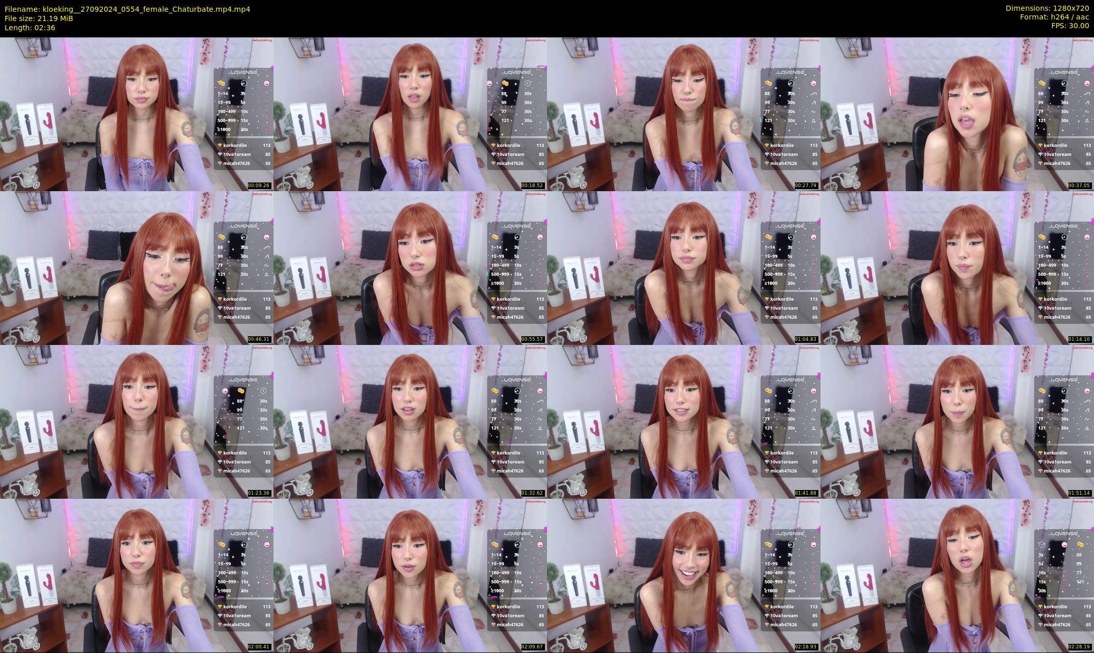 kloeking_ — 3 minute Chaturbate female cam show recording, 720p, Sep 27, 2024